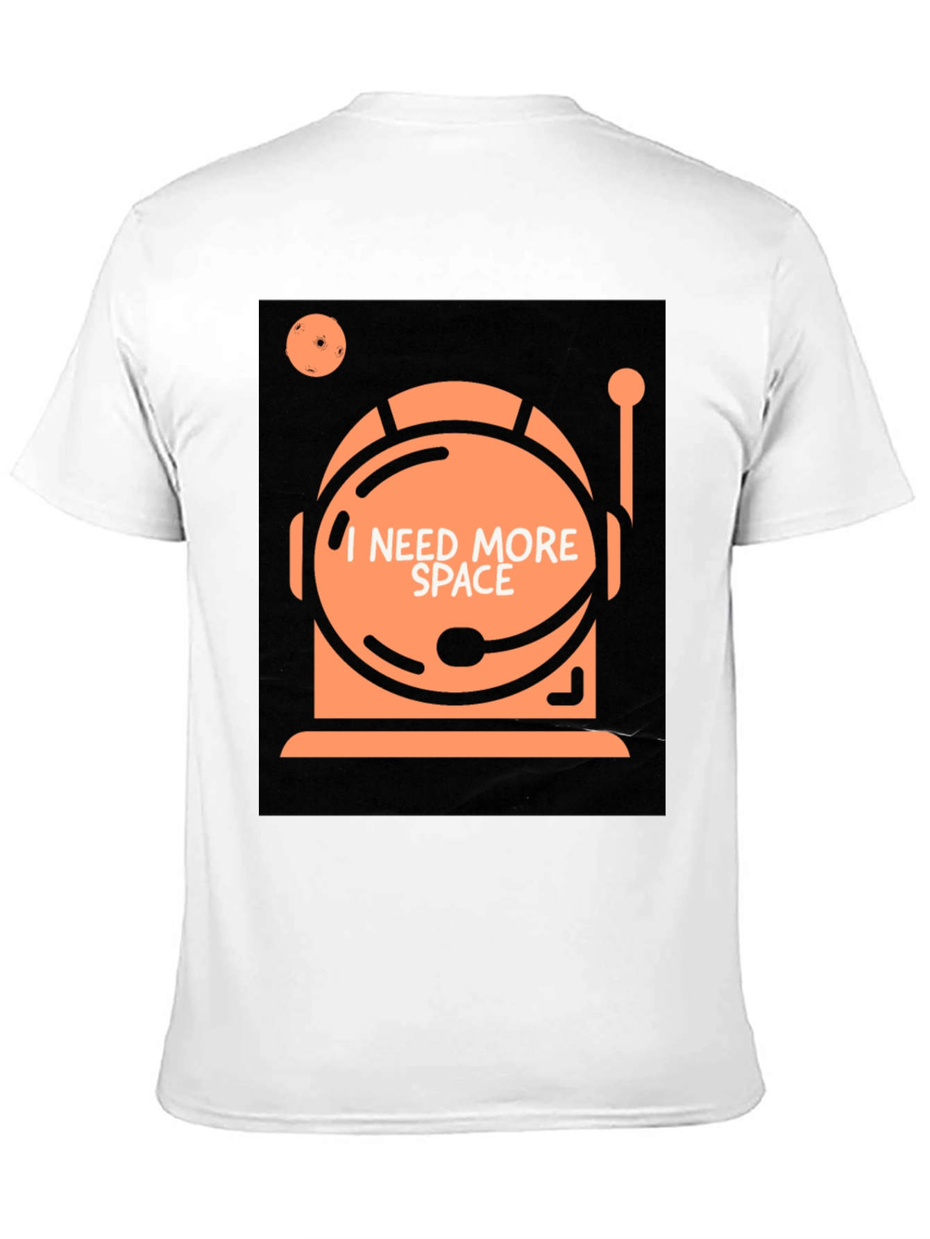 Black I Need More Space T-Shirt - Astronaut Graphic Tee view 11