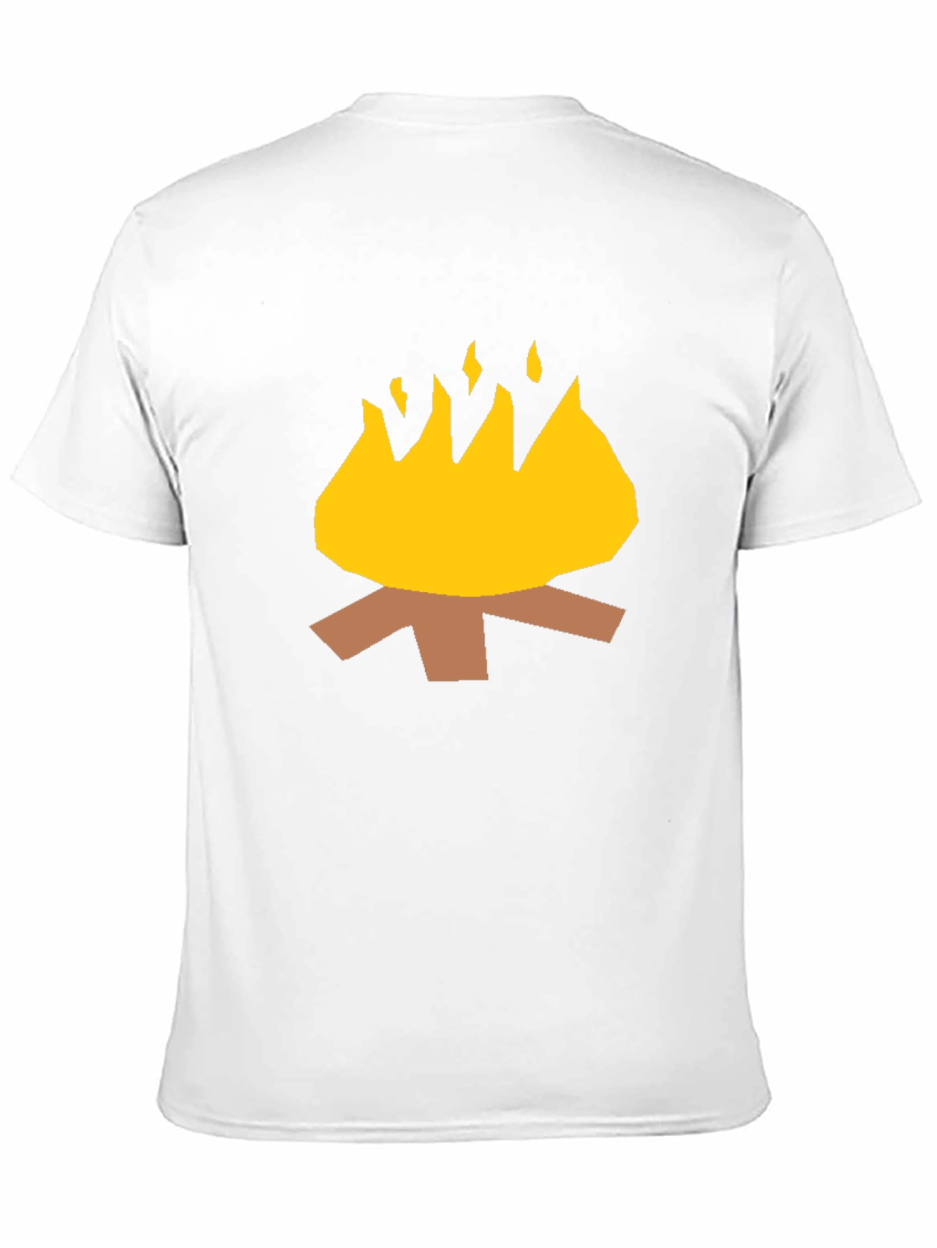 Black Campfire Graphic Tee - Black Cotton Casual Shirt view 11