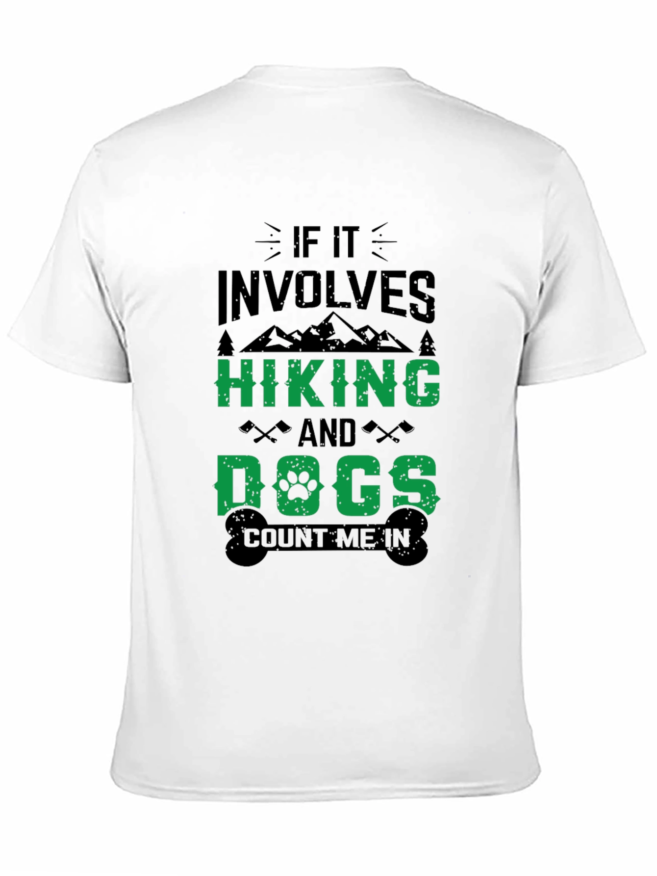 Black Hiking Dogs T-Shirt - Adventure Ready view 11