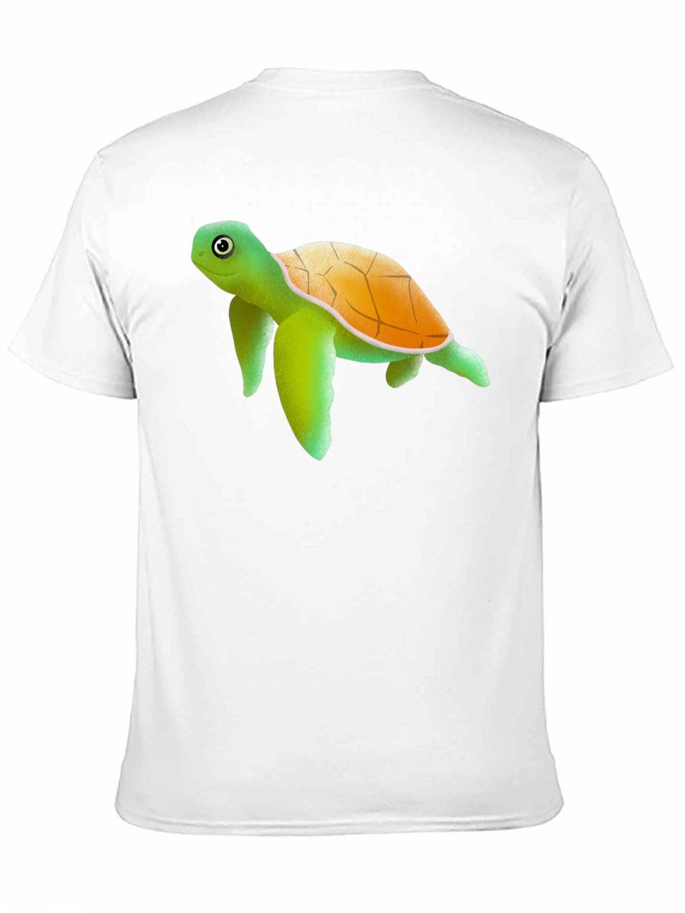 Black Turtle Graphic Tee - Cute Animal Print Shirt view 11