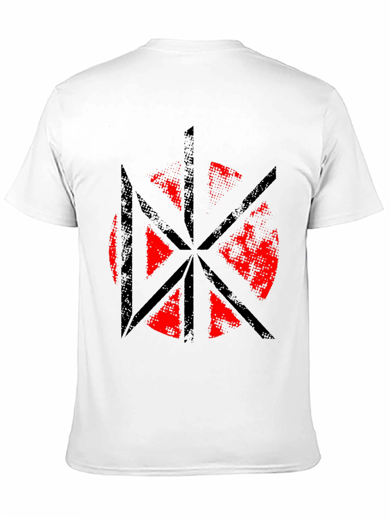 Black Distressed Graphic Tee - Punk Rock Style view 11