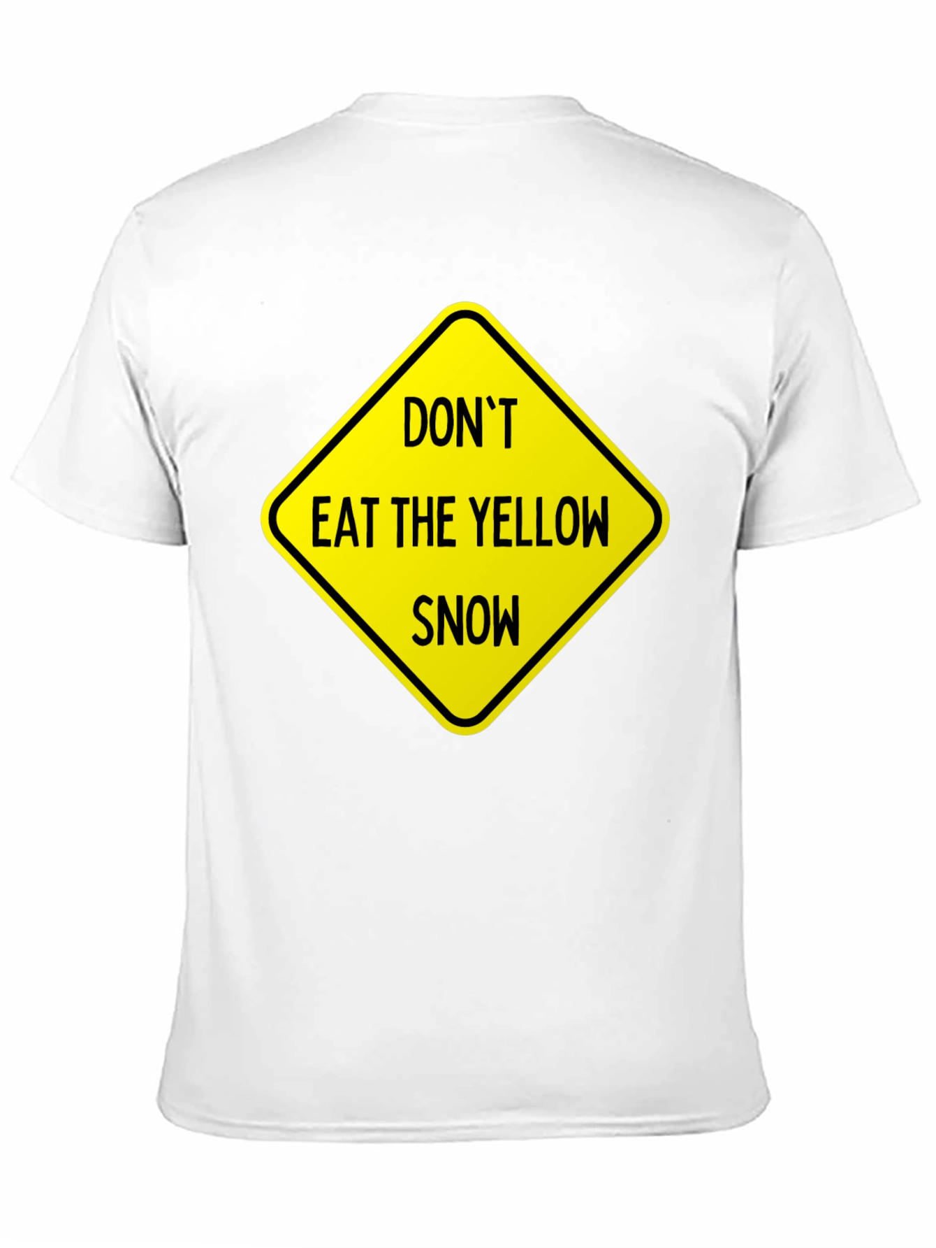 Black Don't Eat Yellow Snow Graphic Tee view 11