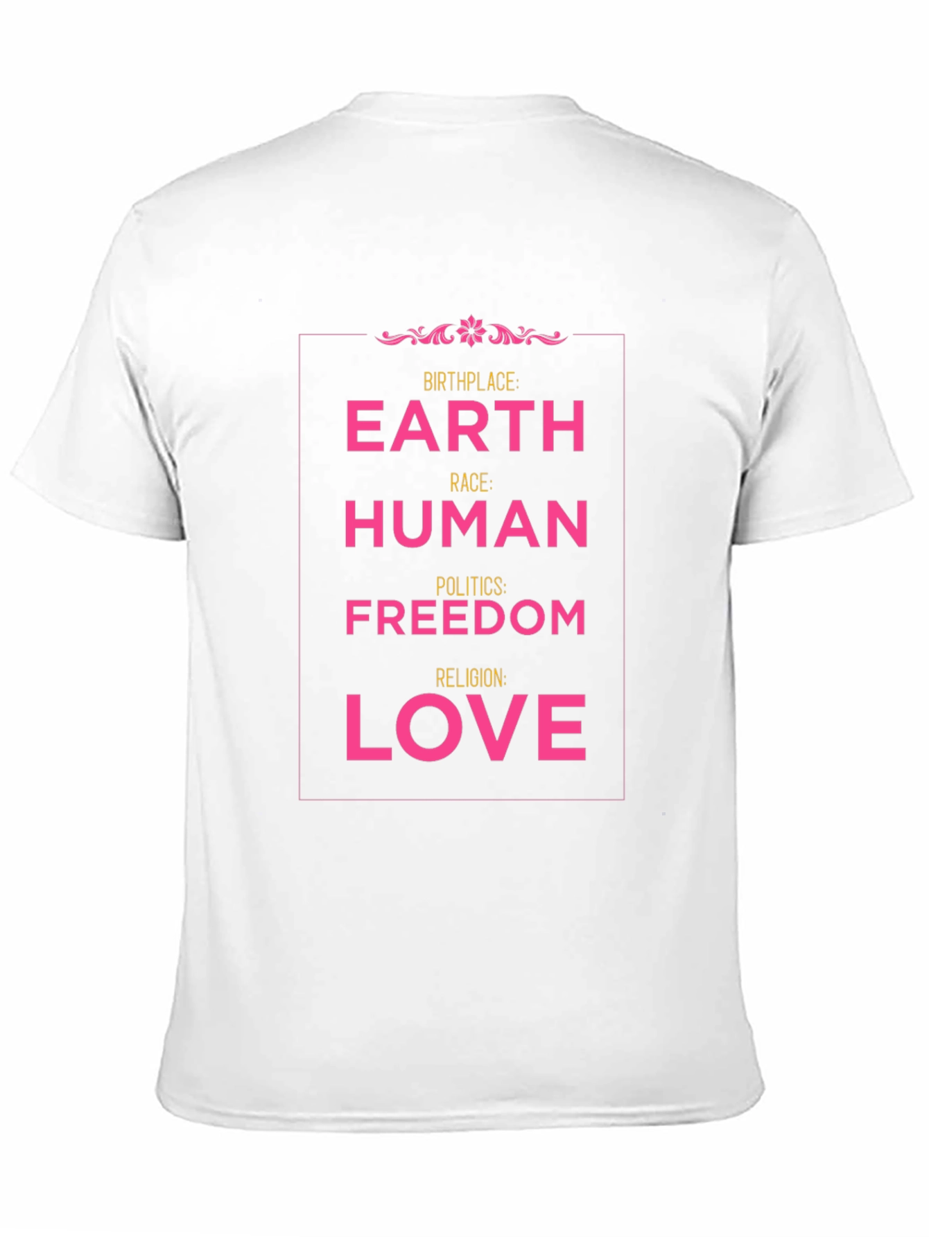 Black Earth, Human, Freedom, Love Graphic T-Shirt view 11
