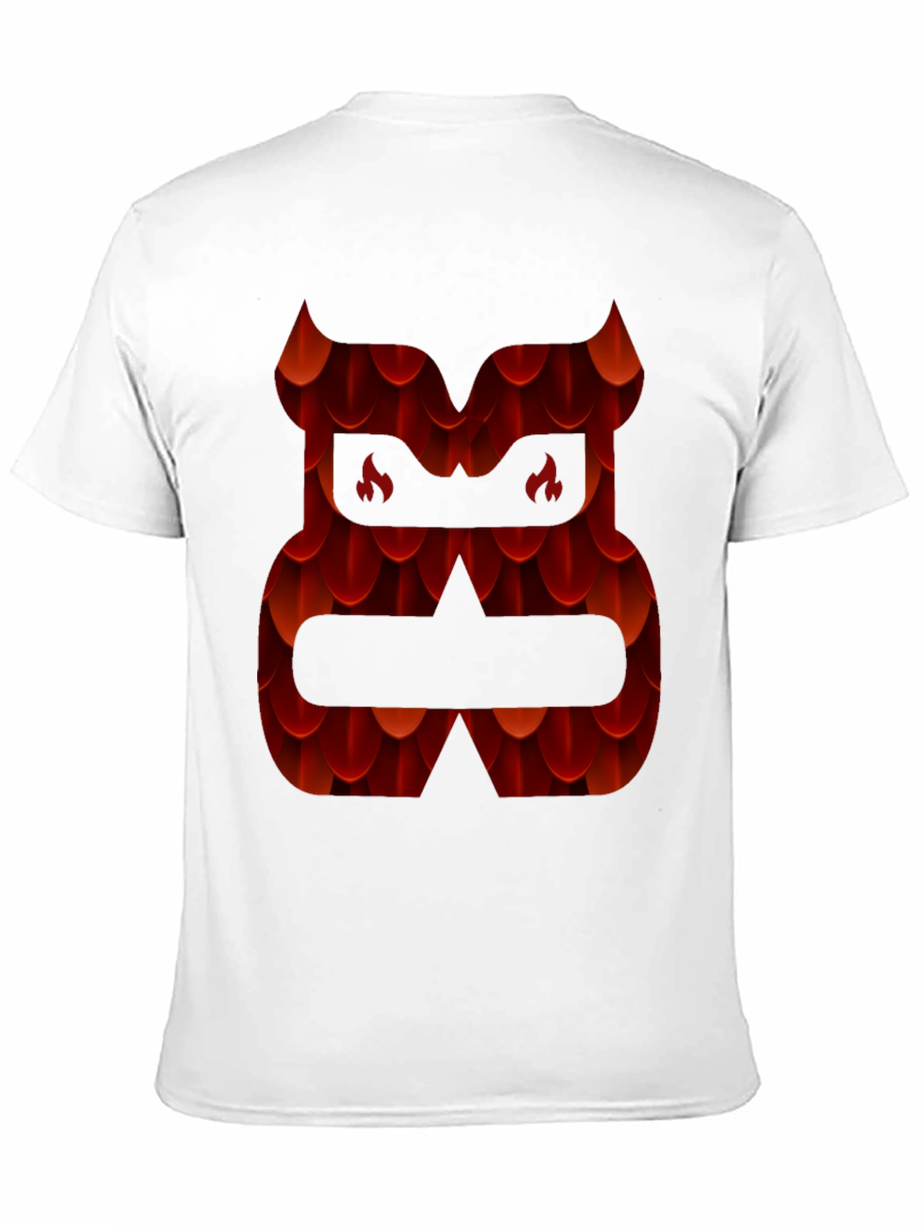 Black Scaled Dragon Graphic Tee view 11