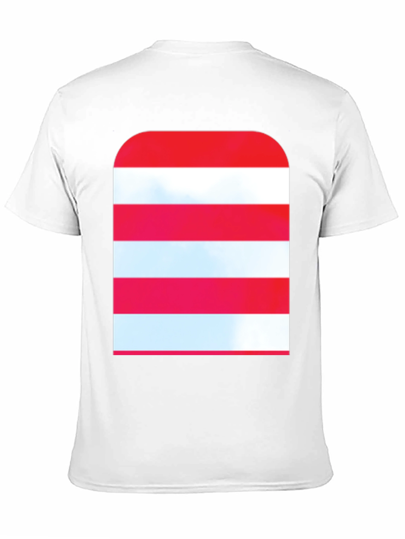 Striped Graphic Tee - Modern Casual Style - 11