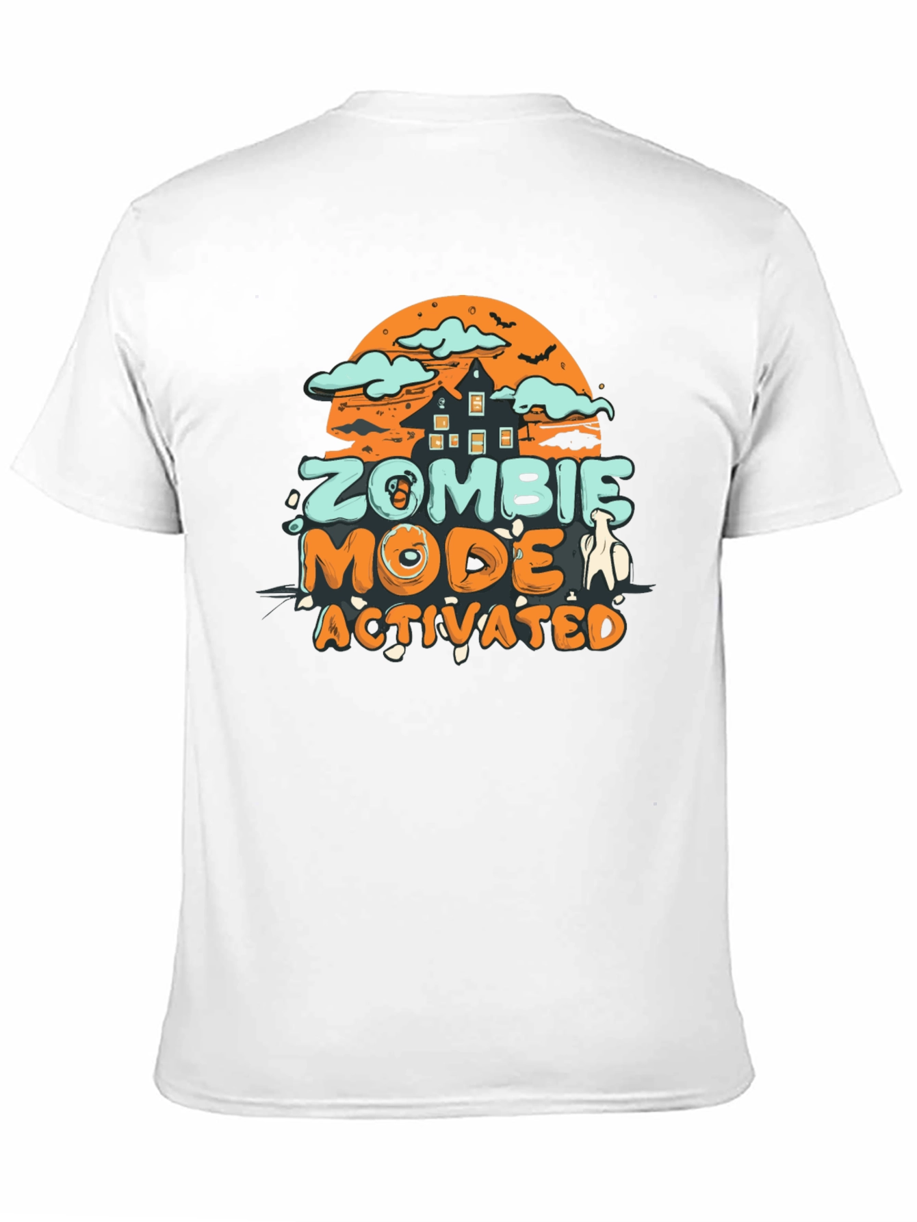Black Zombie Mode Activated T-Shirt view 11