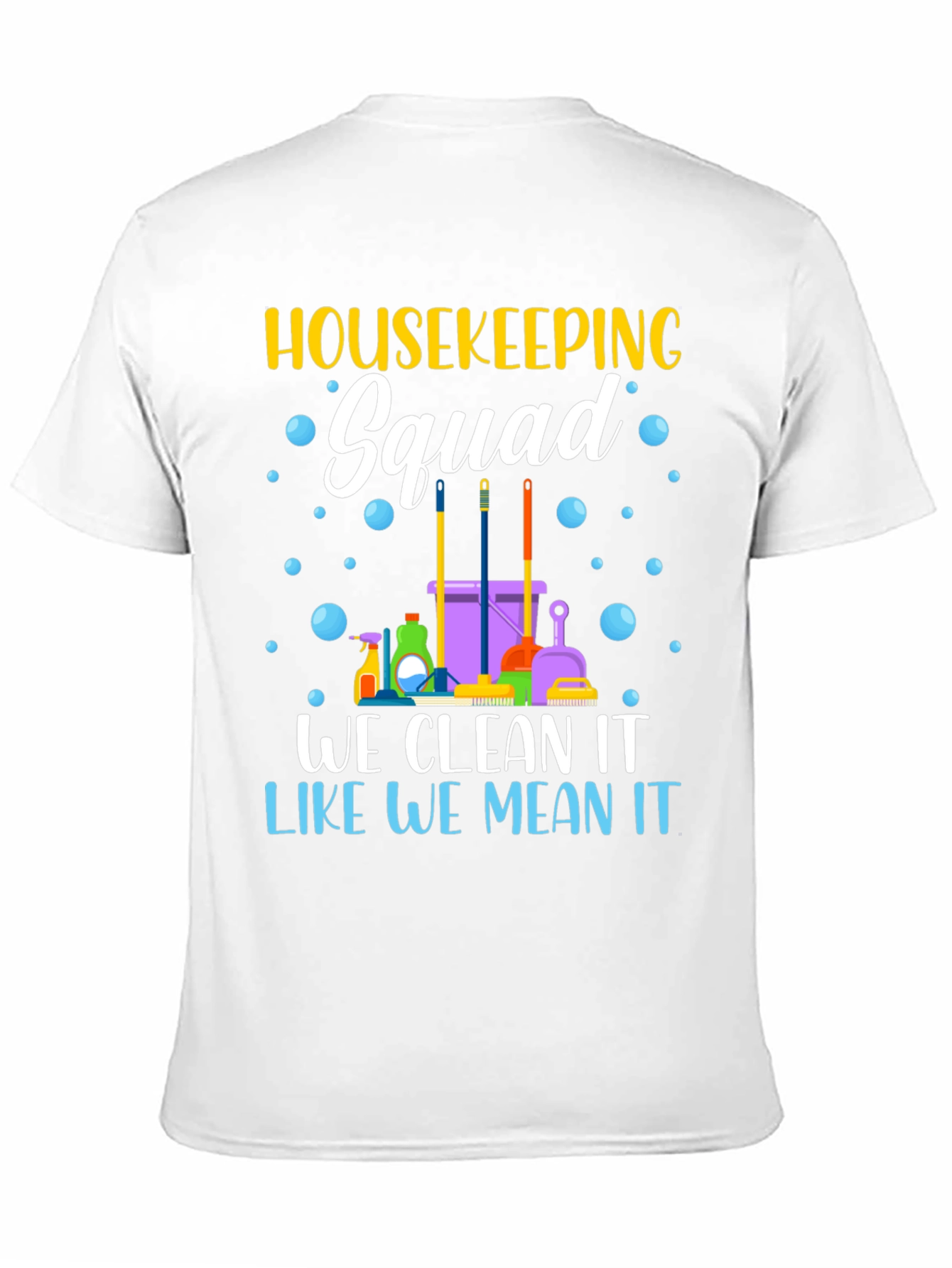 Black Housekeeping Squad Graphic T-Shirt view 11