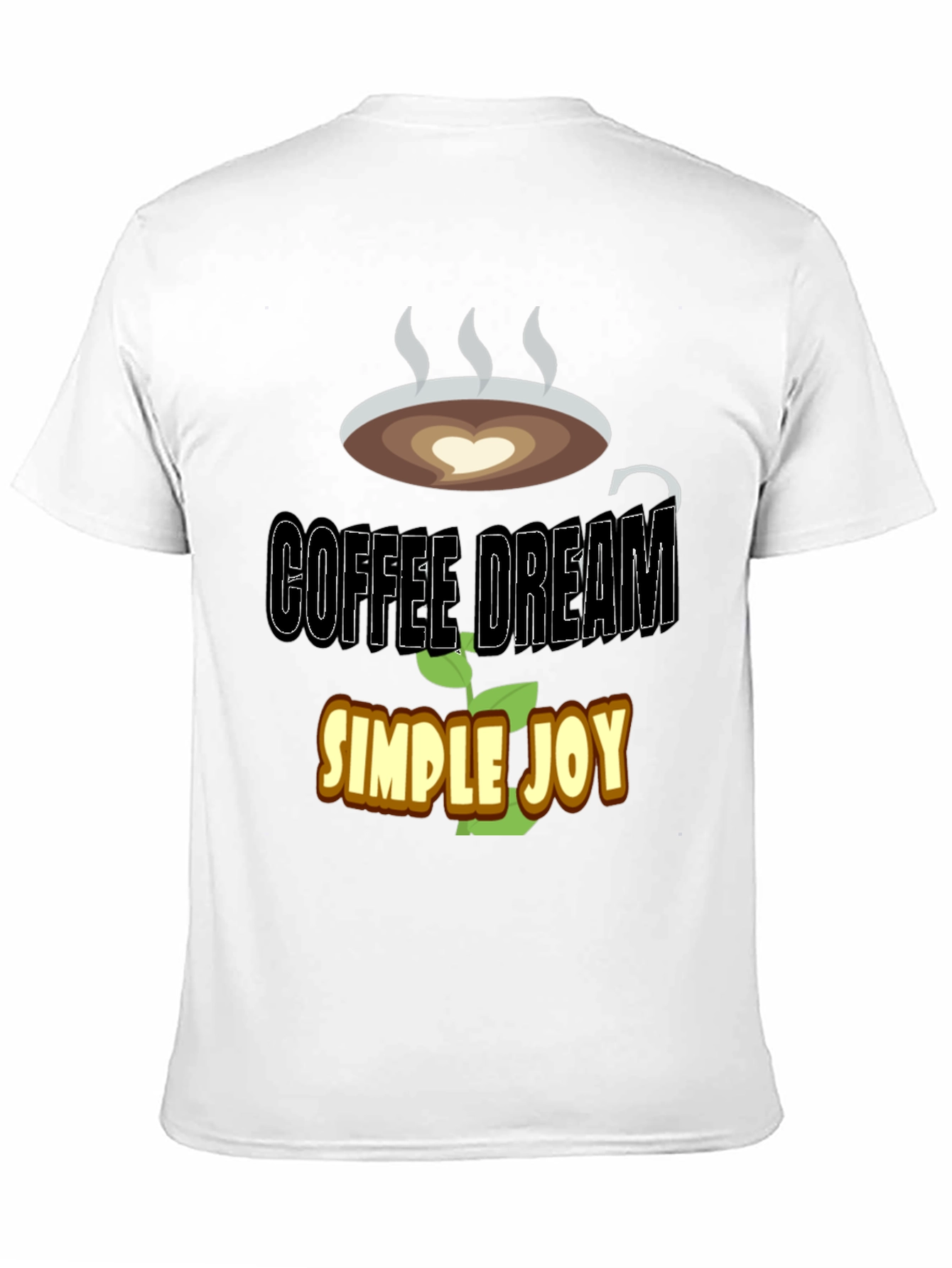 Black Coffee Dream T-Shirt - Simple Joy Graphic Tee view 11