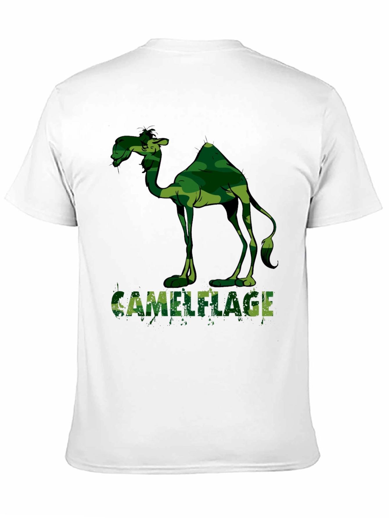 Black Camel Camouflage Graphic T-Shirt - Unique Design view 11