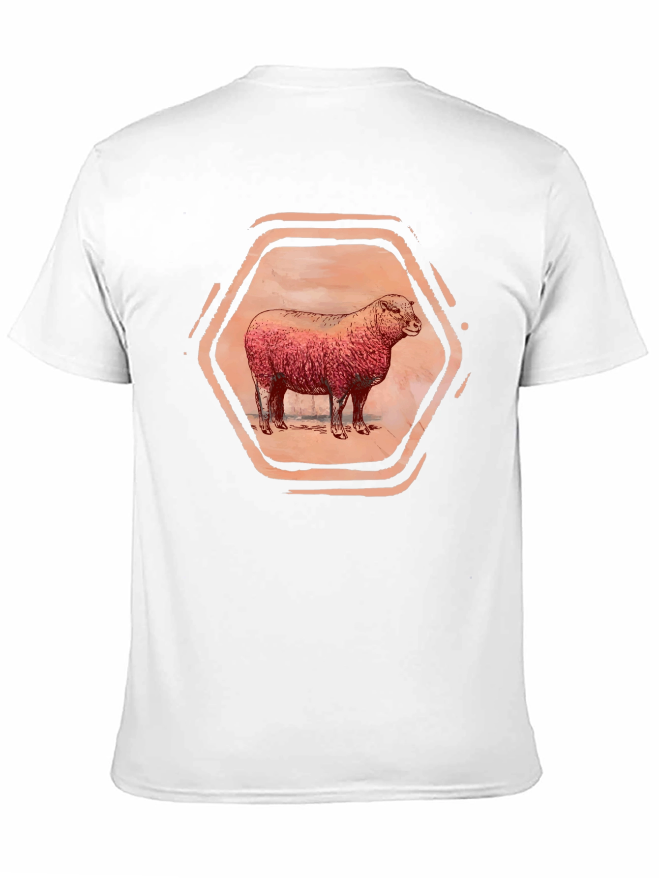 Black Sheep Graphic Tee - Unique Hexagon Design view 11