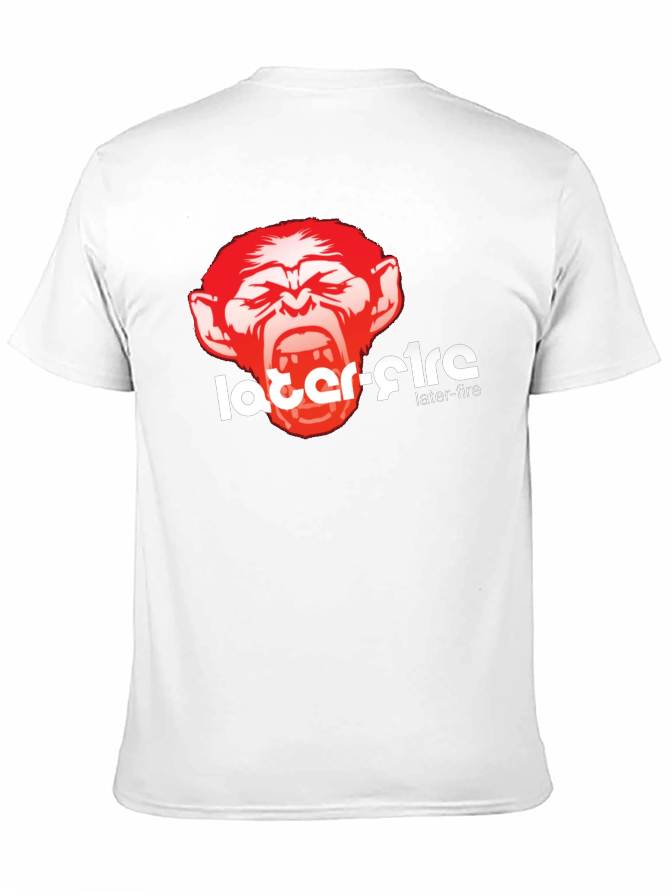 Black Later-Fire Graphic Tee - Bold Monkey Design view 11