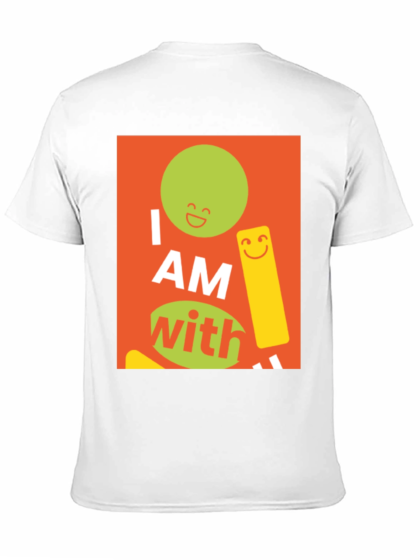 Black I AM With Smiley Graphic Tee view 11