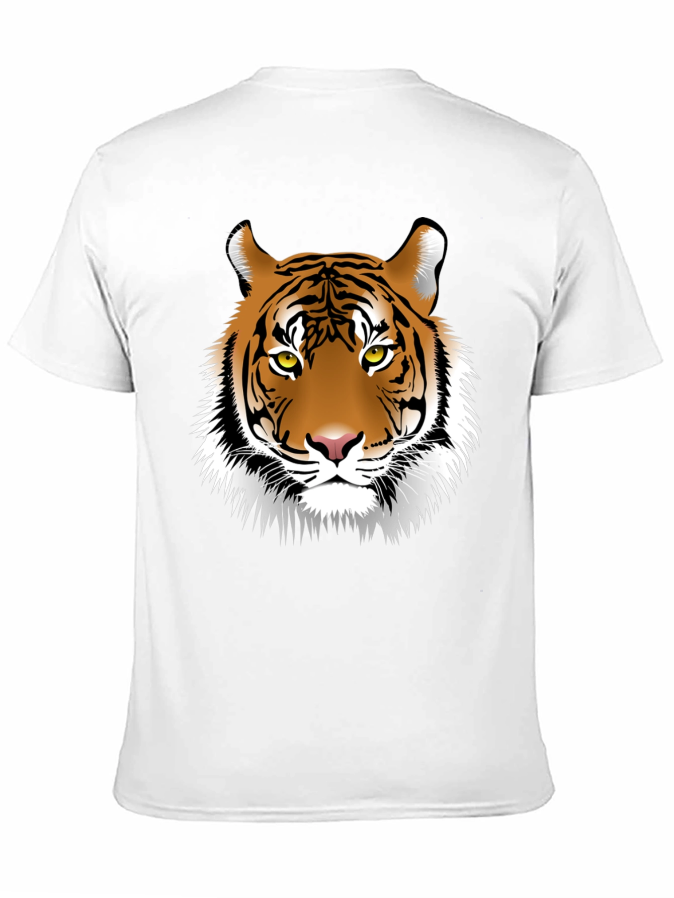 Black Tiger Graphic Print Crew Neck T-Shirt view 11