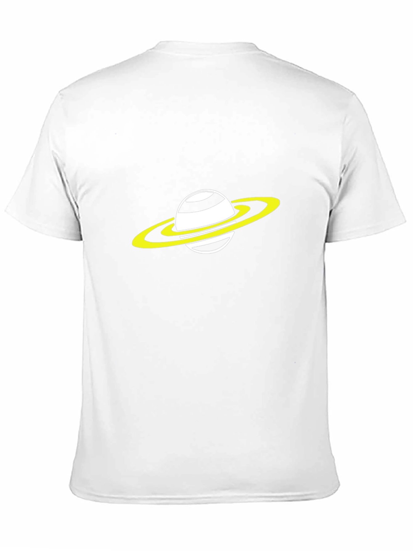 Black Saturn Graphic Tee - Black Cotton Blend view 11