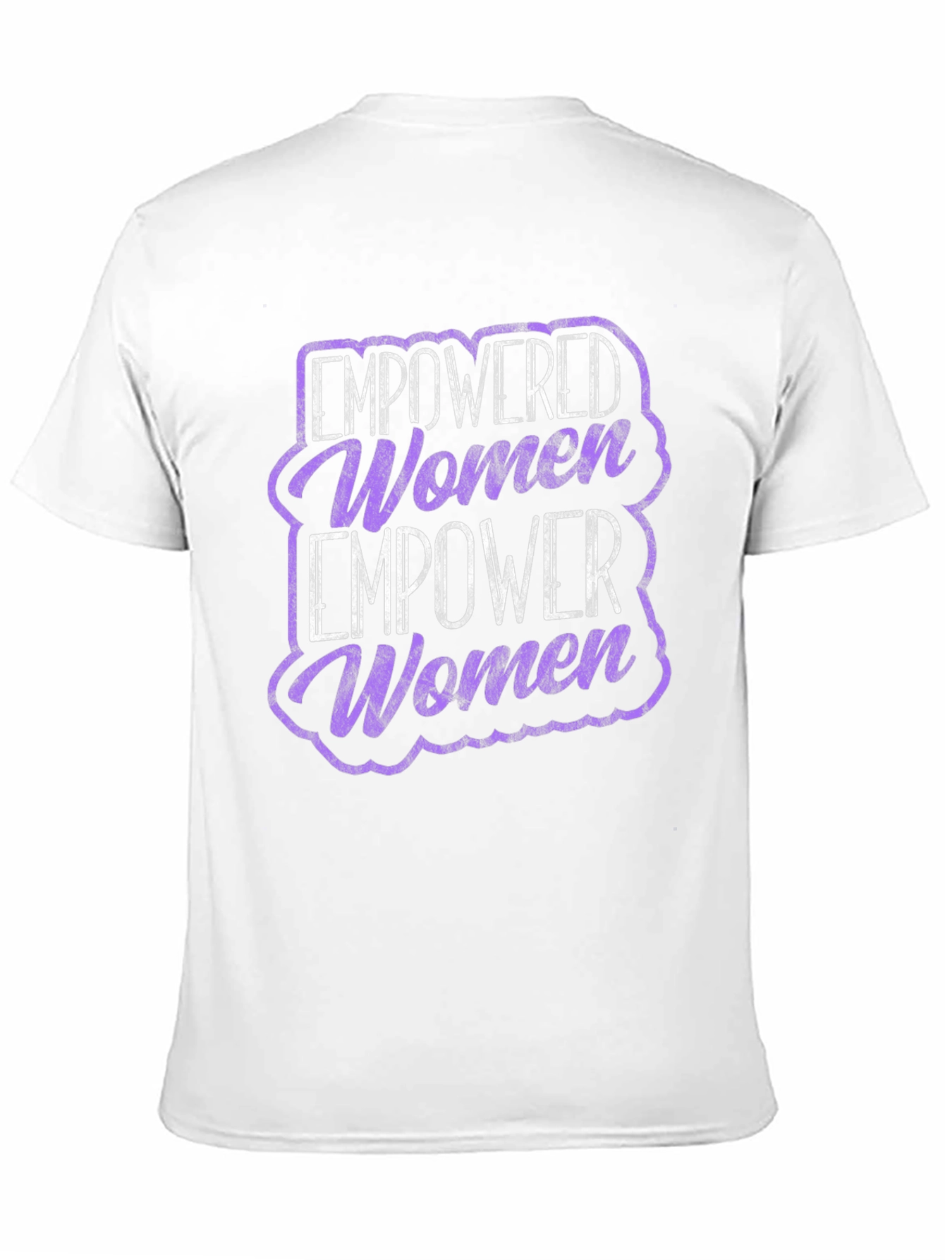 Black Empowered Women T-Shirt - Black Cotton Blend view 11
