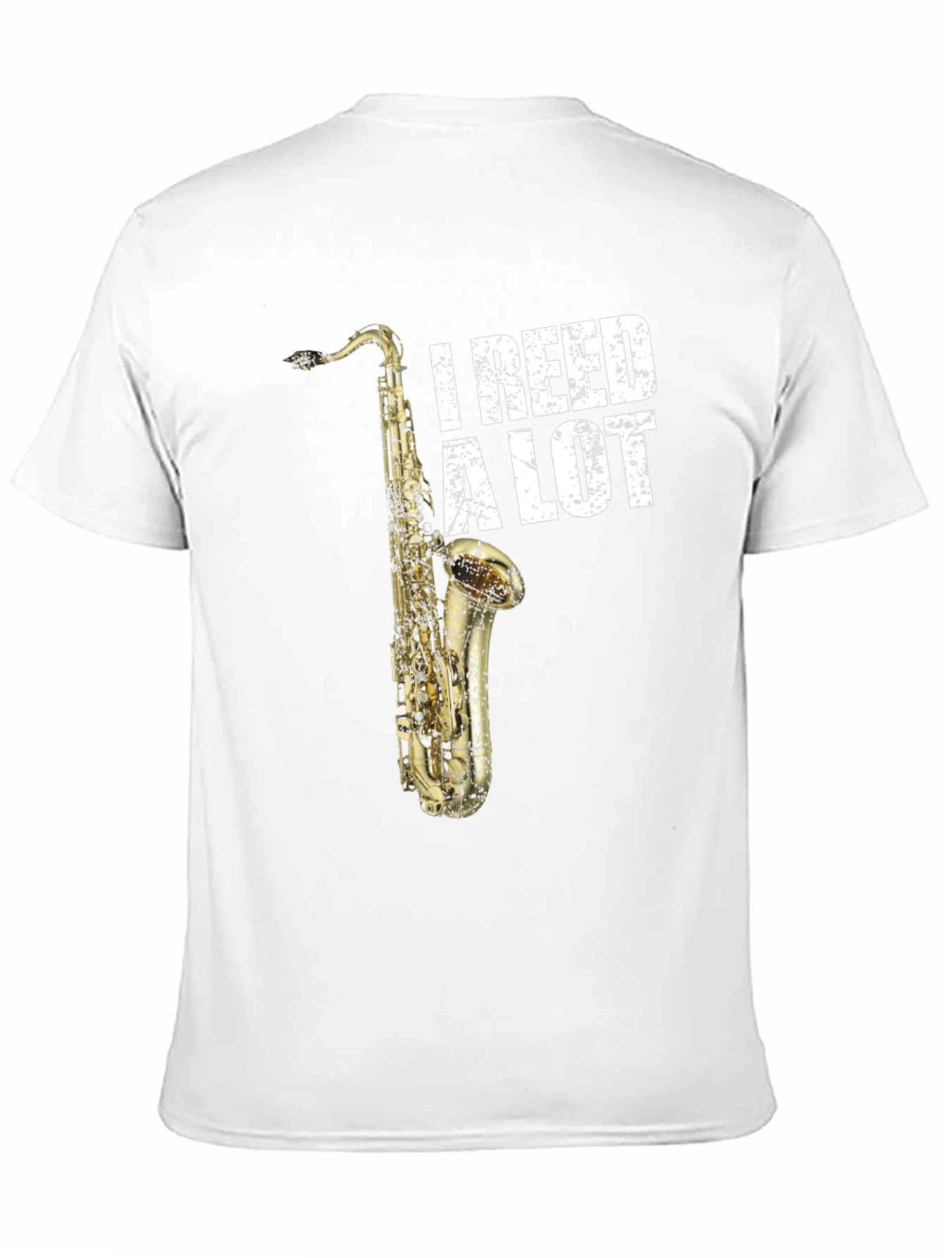 Black I Reed A Lot Saxophone Musician T-Shirt view 11