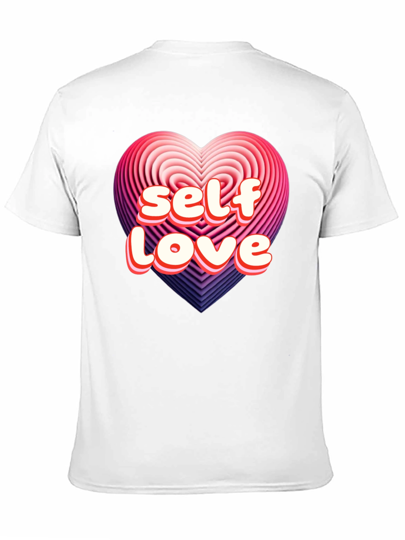 Black Self Love Heart Graphic Tee - Stylish Comfort view 11