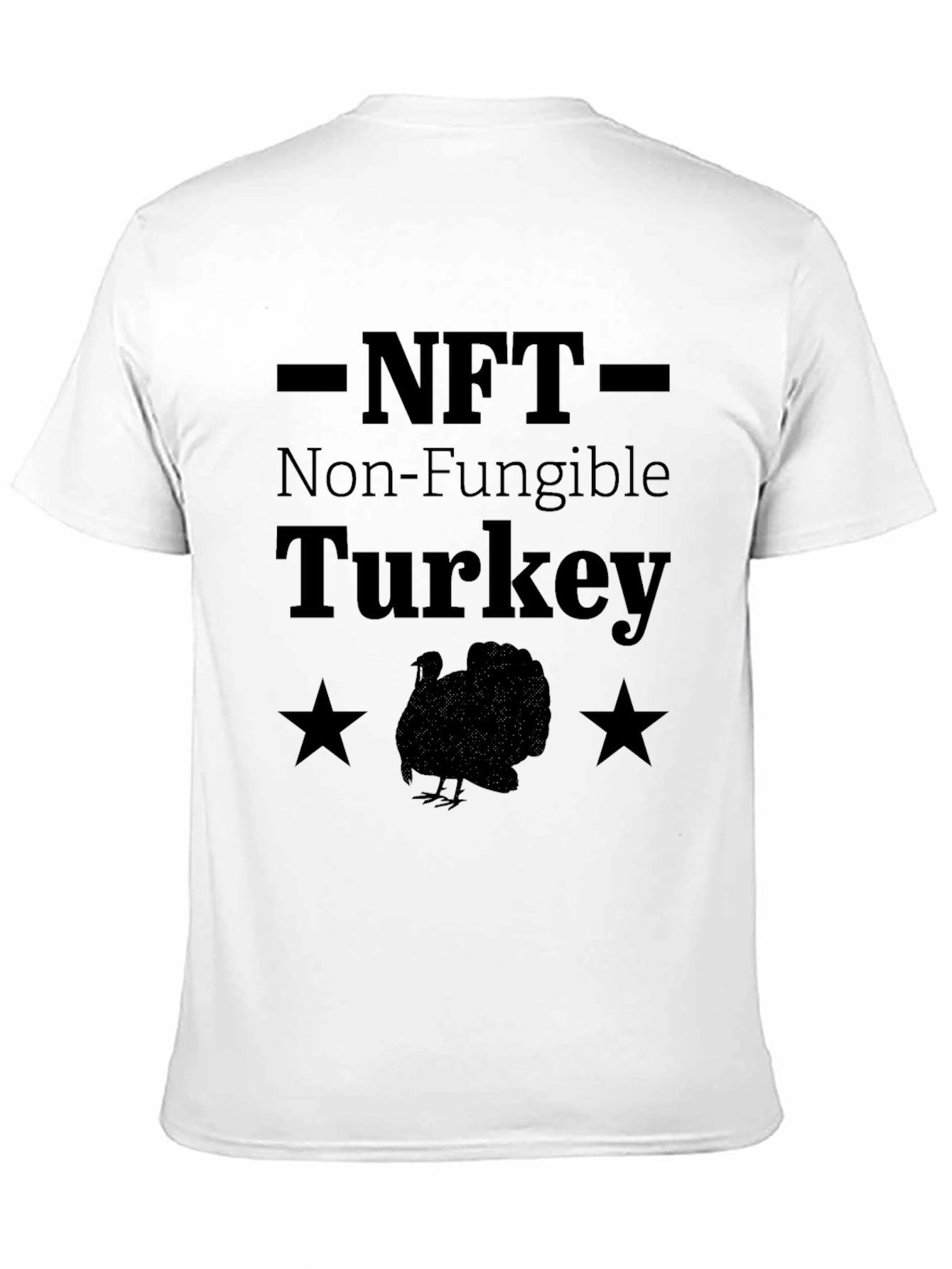 Black NFT Non-Fungible Turkey Graphic Tee view 11