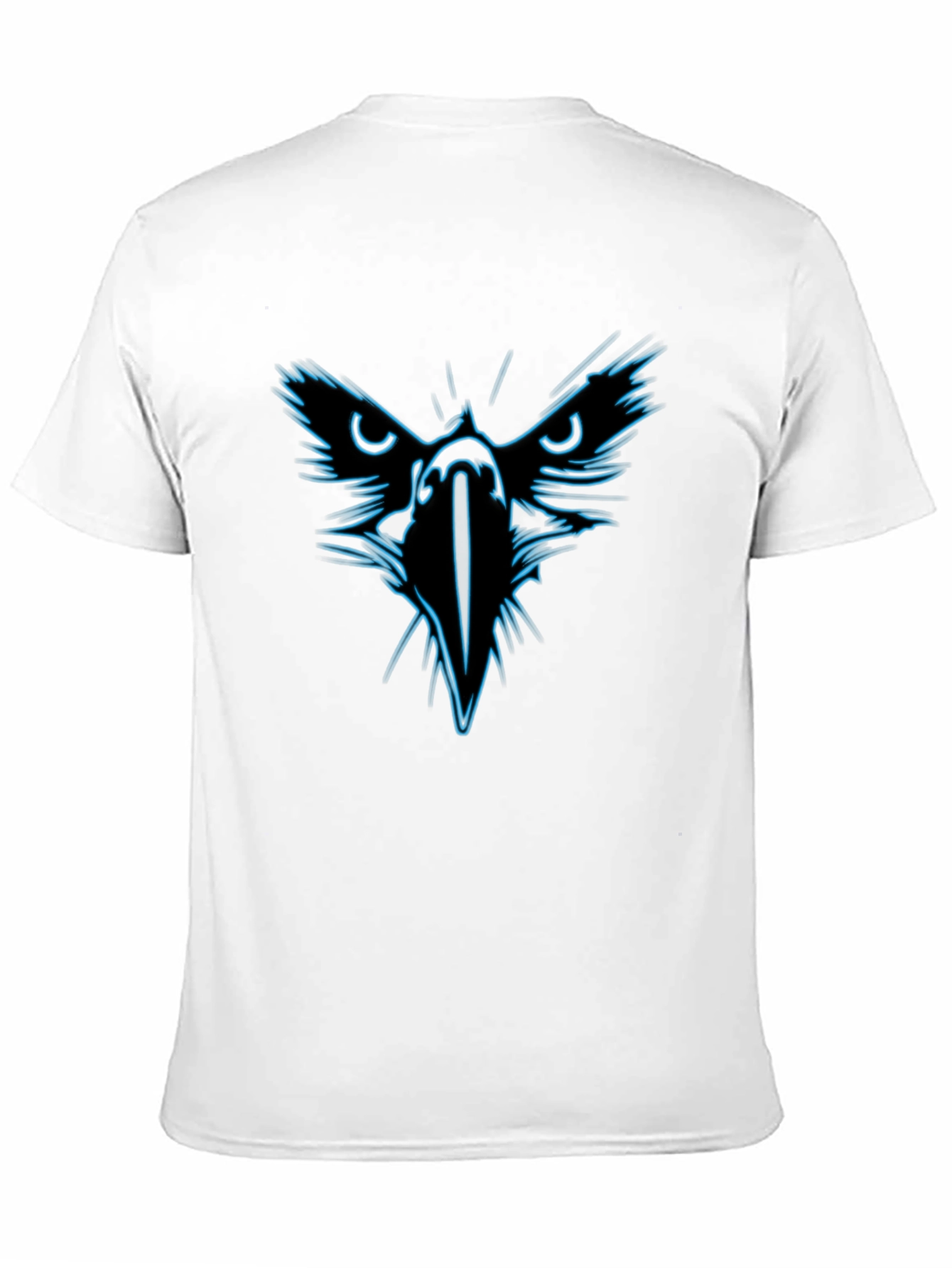 Black Raven Crest Graphic Tee - Bold, Edgy Style view 11