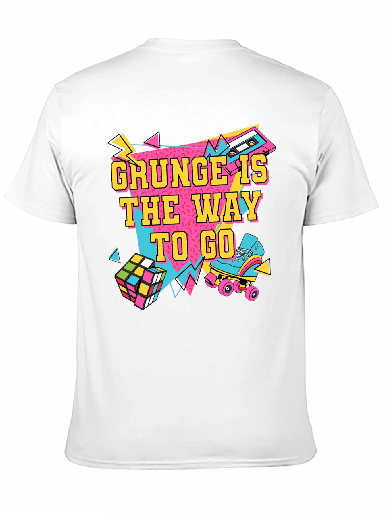 Black Retro 80s Grunge T-Shirt view 11