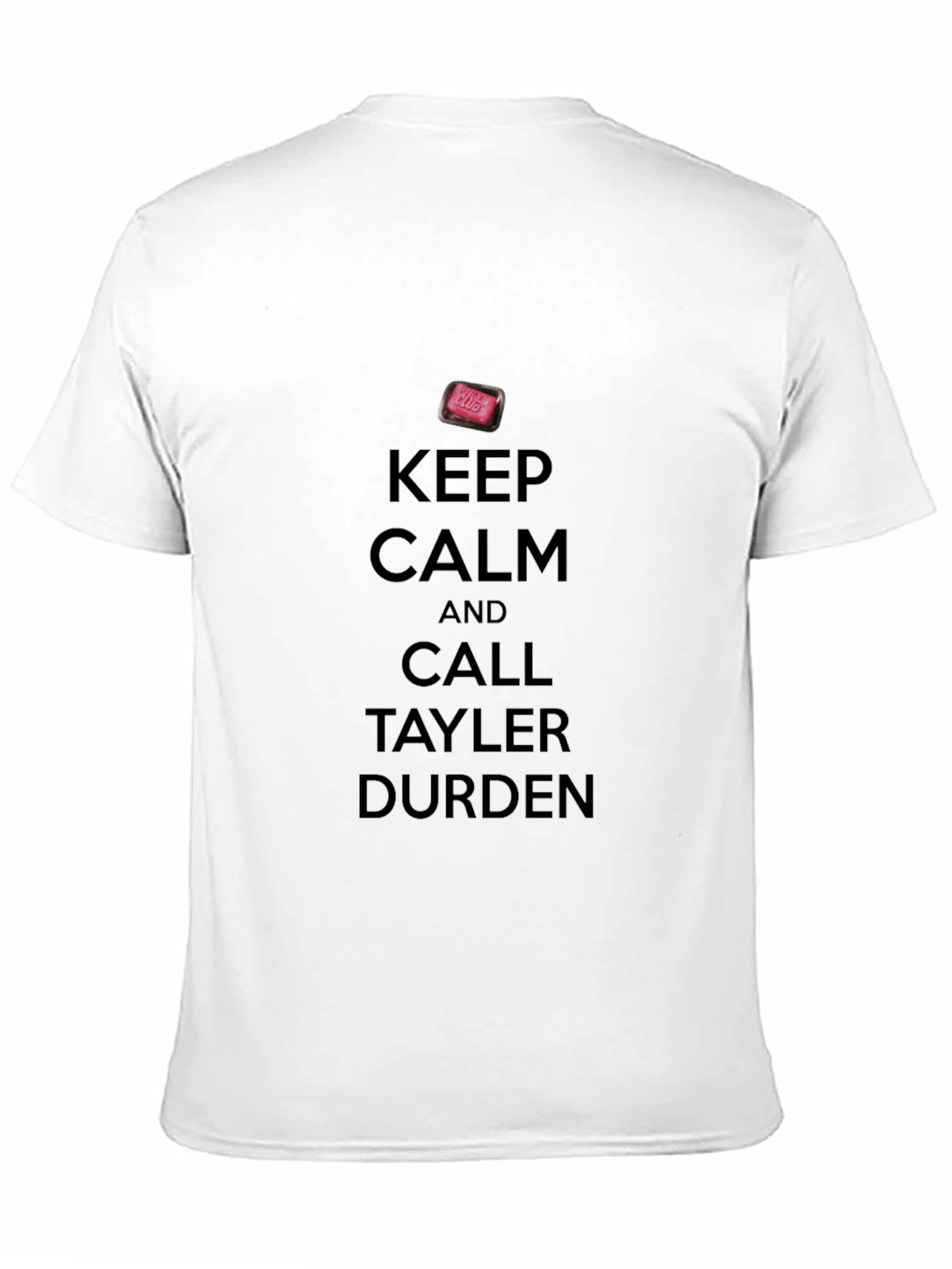 Black Keep Calm & Call Tayler Durden Black T-Shirt view 11