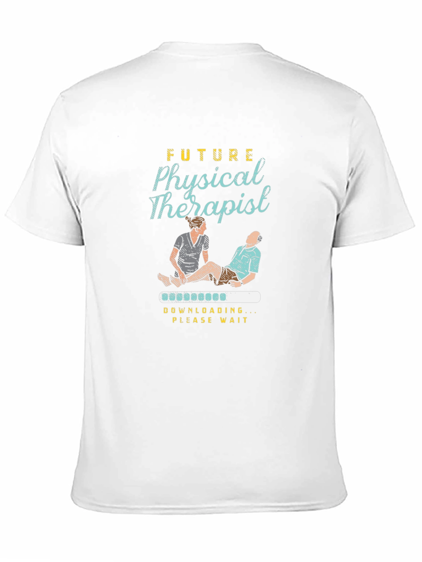 Black Future Physical Therapist Novelty T-Shirt view 11