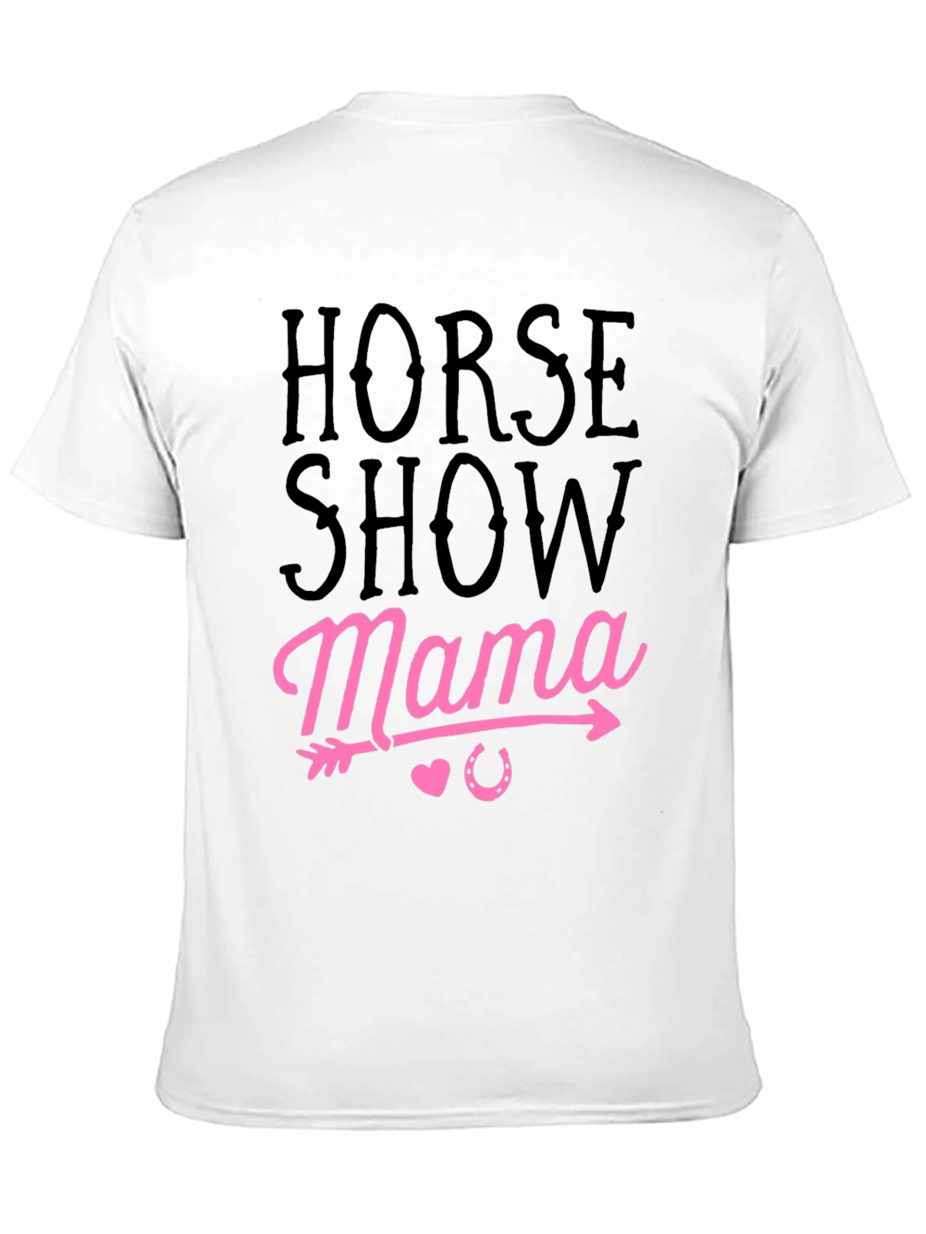 Horse Show Mama Black Graphic Tee - 11