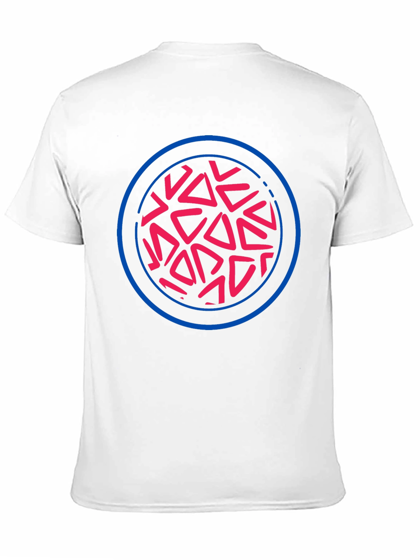 Abstract Circle Graphic Tee - Black - 11
