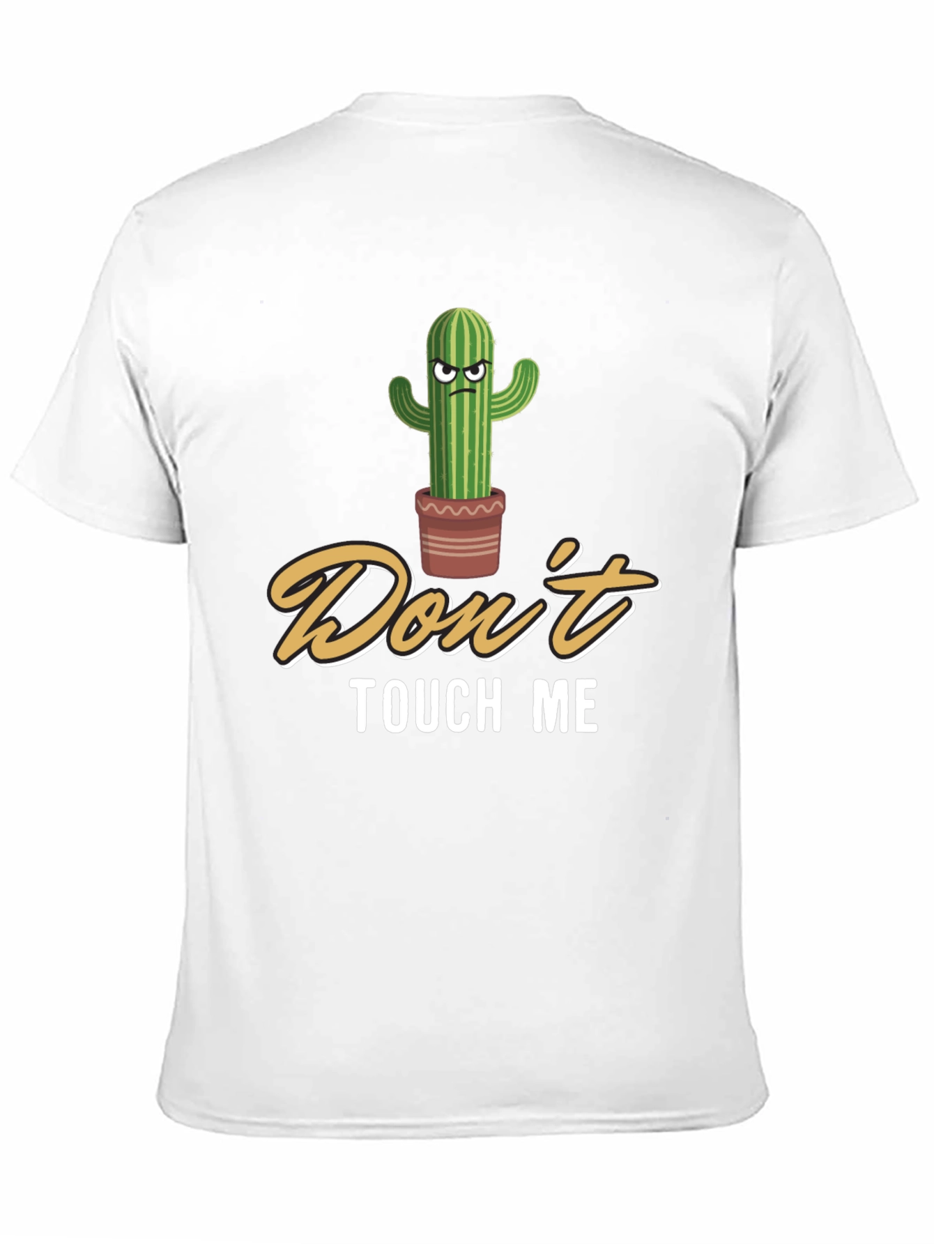 Black Don't Touch Me Cactus Graphic T-Shirt view 11
