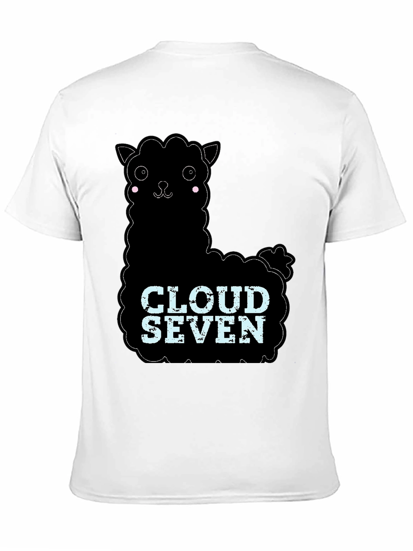 Black Cloud Seven Llama Graphic Tee view 11