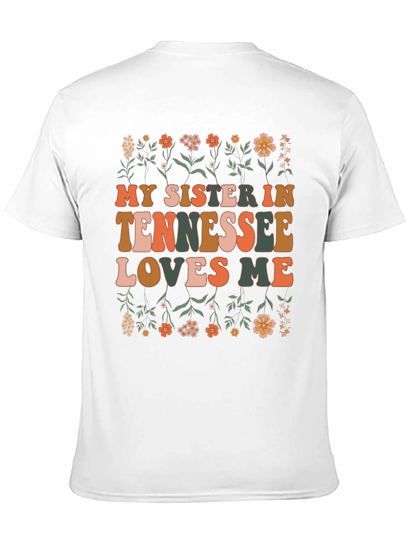 Black My Sister in Tennessee Loves Me Black Graphic Tee view 11