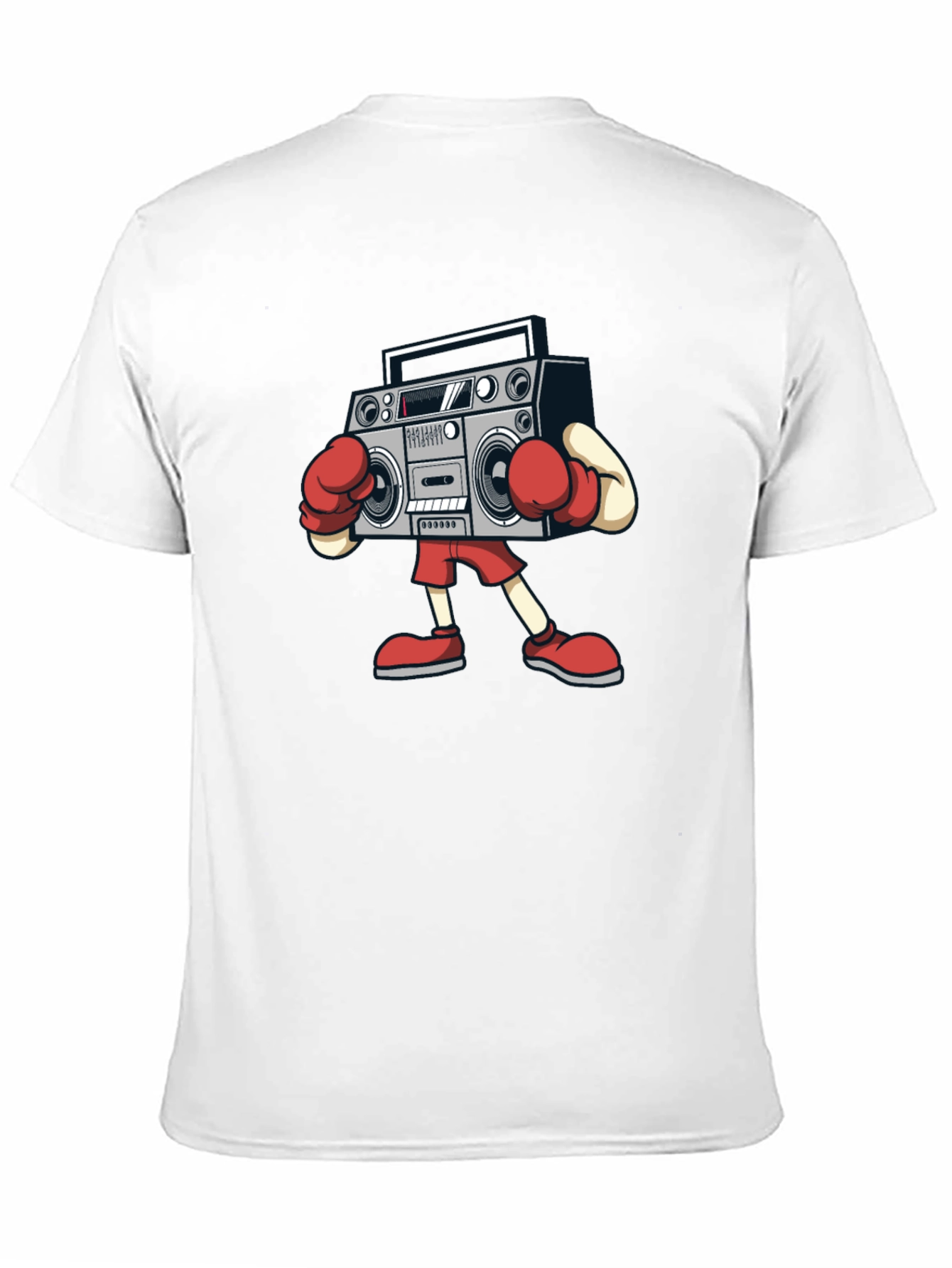 Black Boombox Boxer Graphic Tee - Black view 11