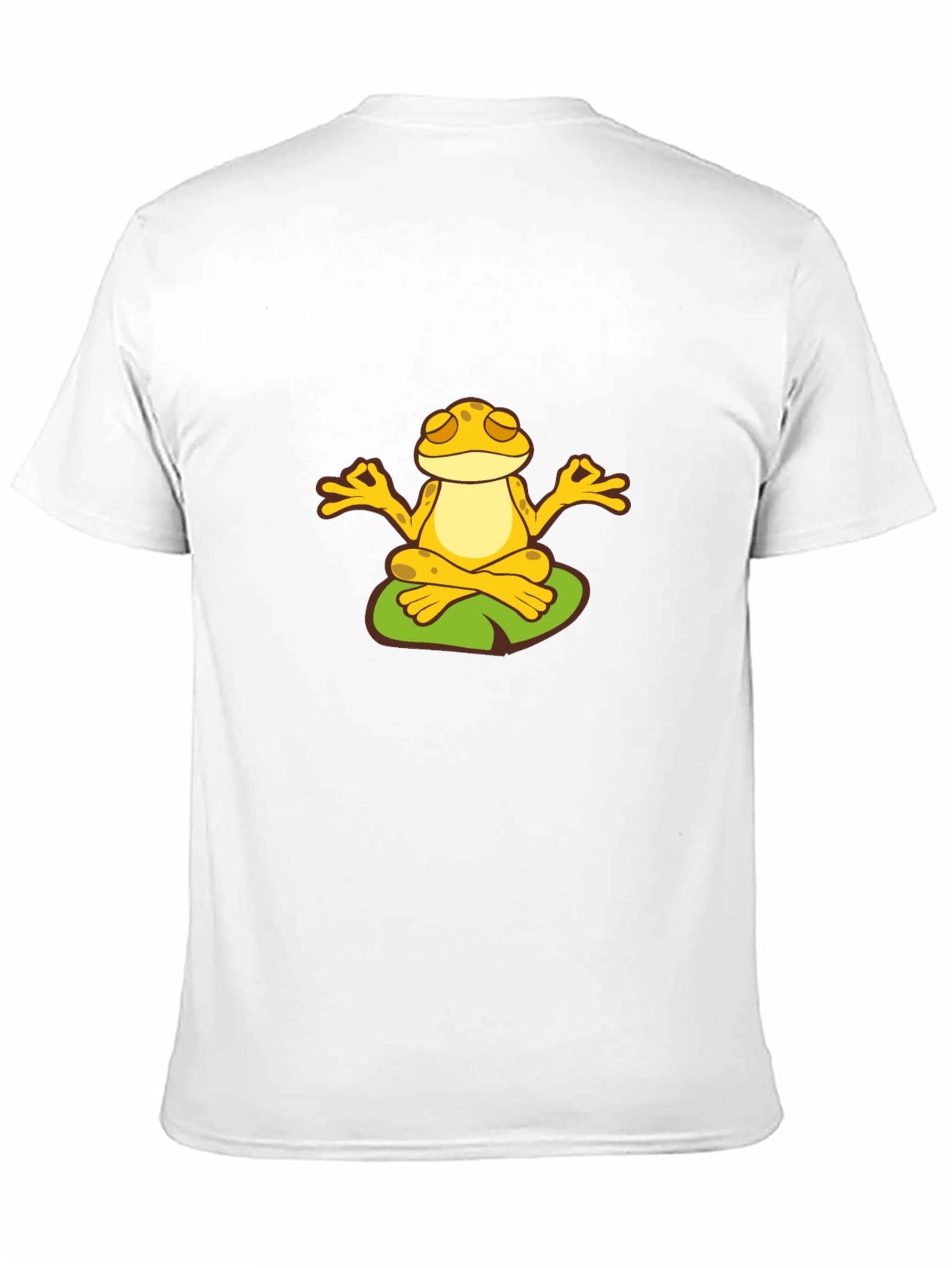Black Zen Frog Meditating T-Shirt - Peaceful Yoga Tee view 11