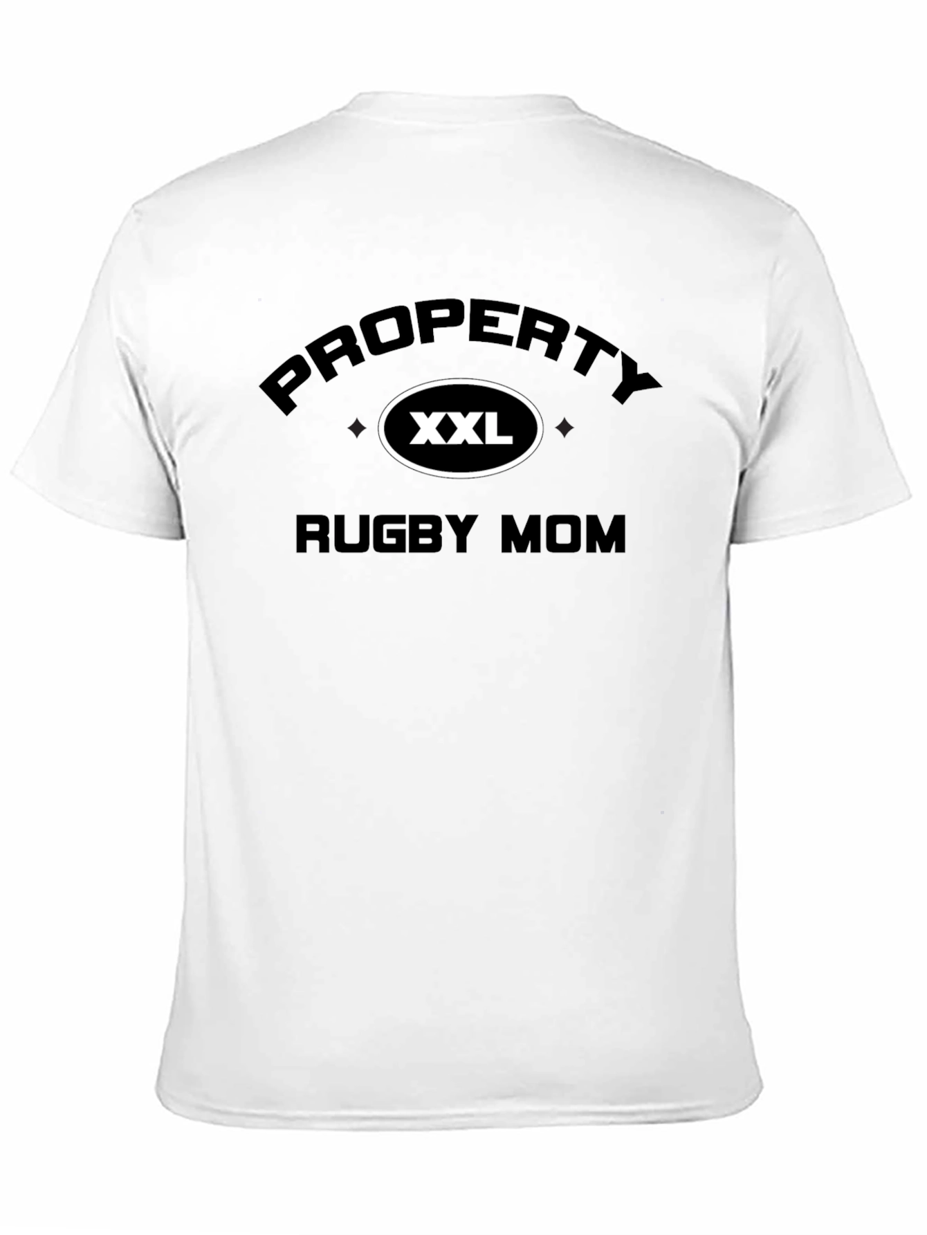 Black Rugby Mom T-Shirt - XXL Size view 11