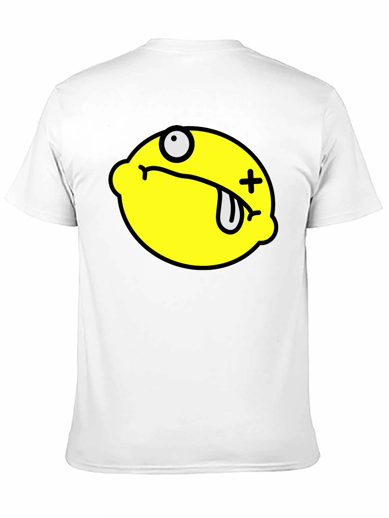 Black Funny Dead Lemon Graphic T-Shirt - Black view 11
