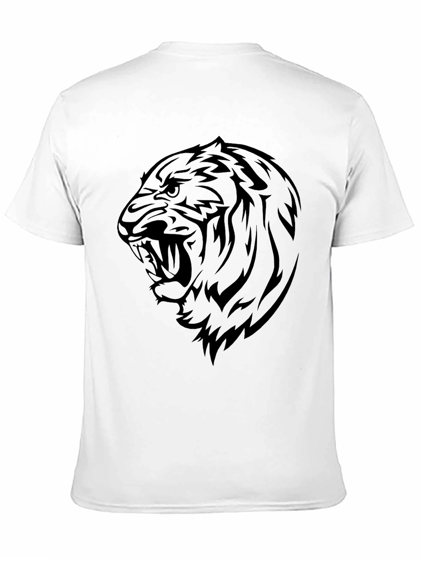 Black Black Tiger Graphic Tee - Fierce Style view 11