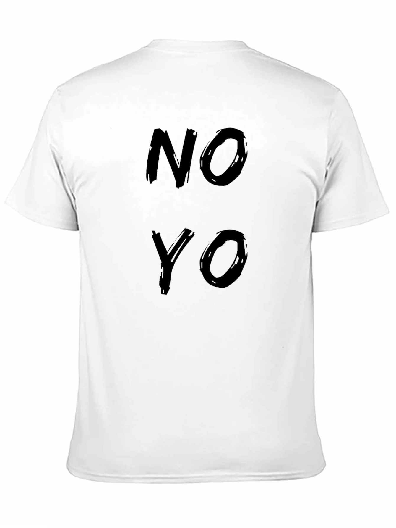 Black NO YO Graphic Tee - Black Cotton Casual Shirt view 11