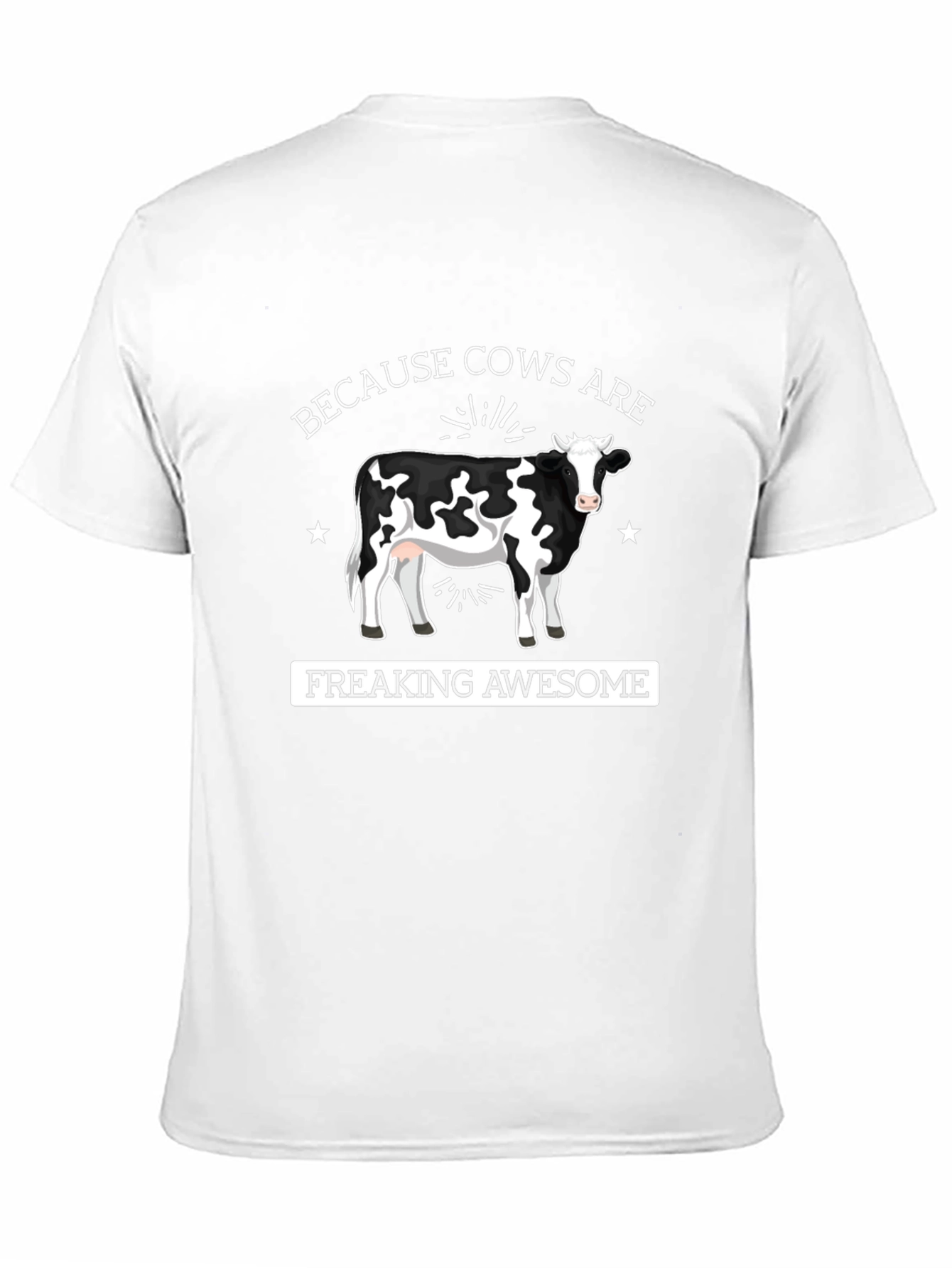 Black Cows are Awesome Graphic Tee - Black view 11