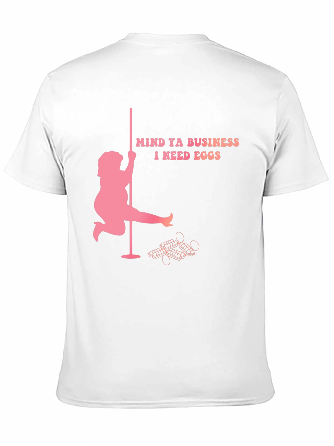 Black Mind Ya Business I Need Eggs Graphic T-Shirt view 11