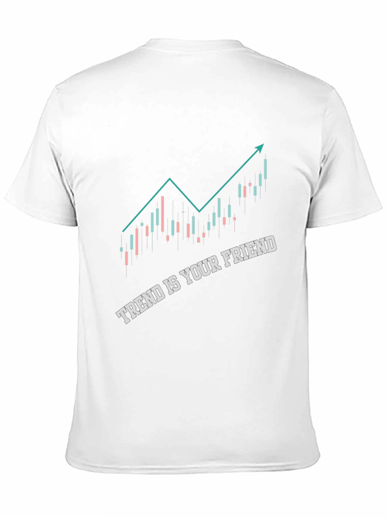 Black Trend Is Your Friend Stock Market Trader T-Shirt view 11