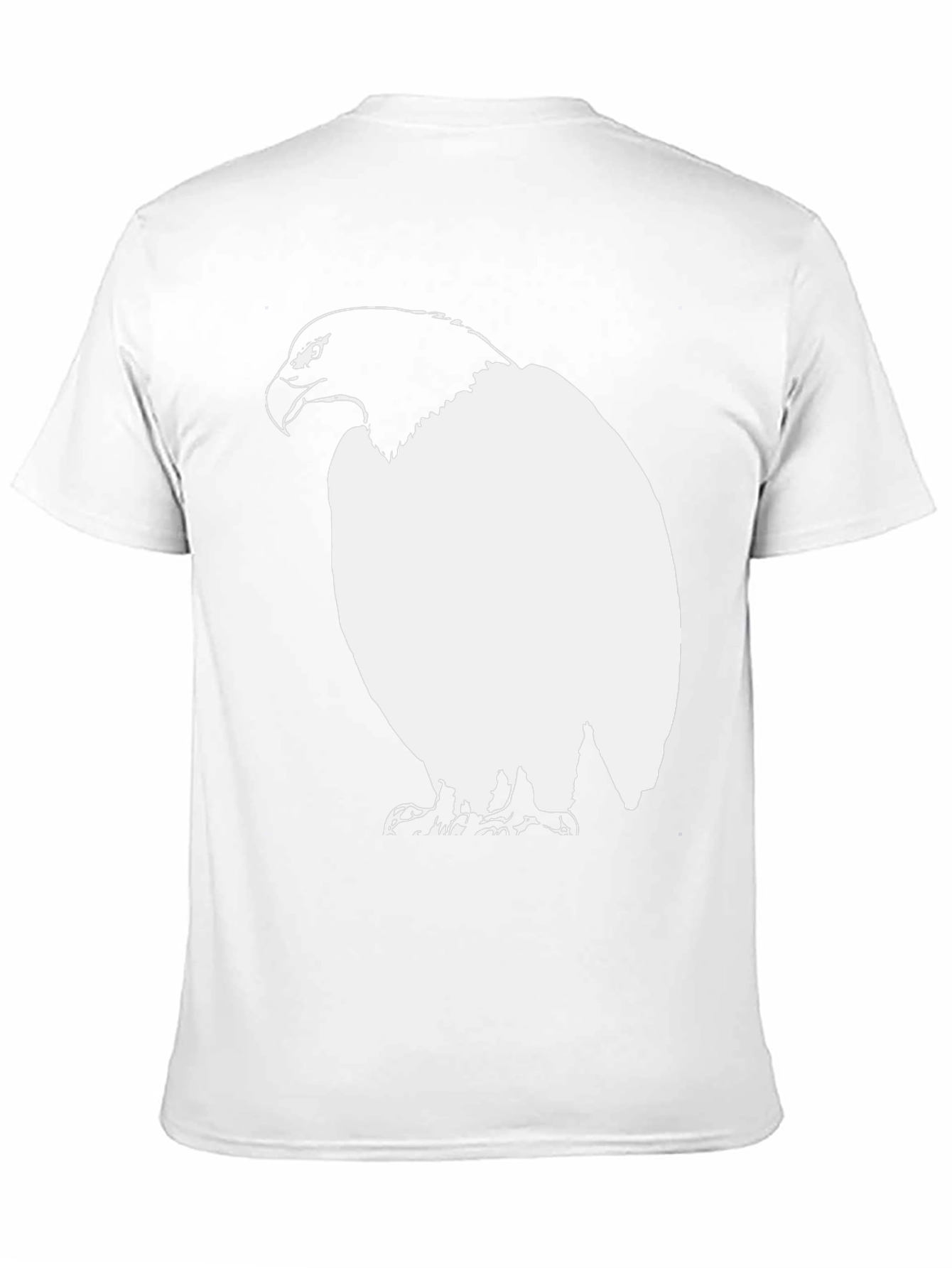 Black Eagle Graphic Black T-Shirt view 11
