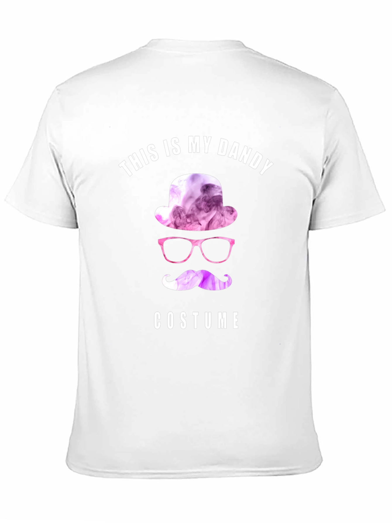 Black Dandy Costume T-Shirt - Funny Halloween Apparel view 11