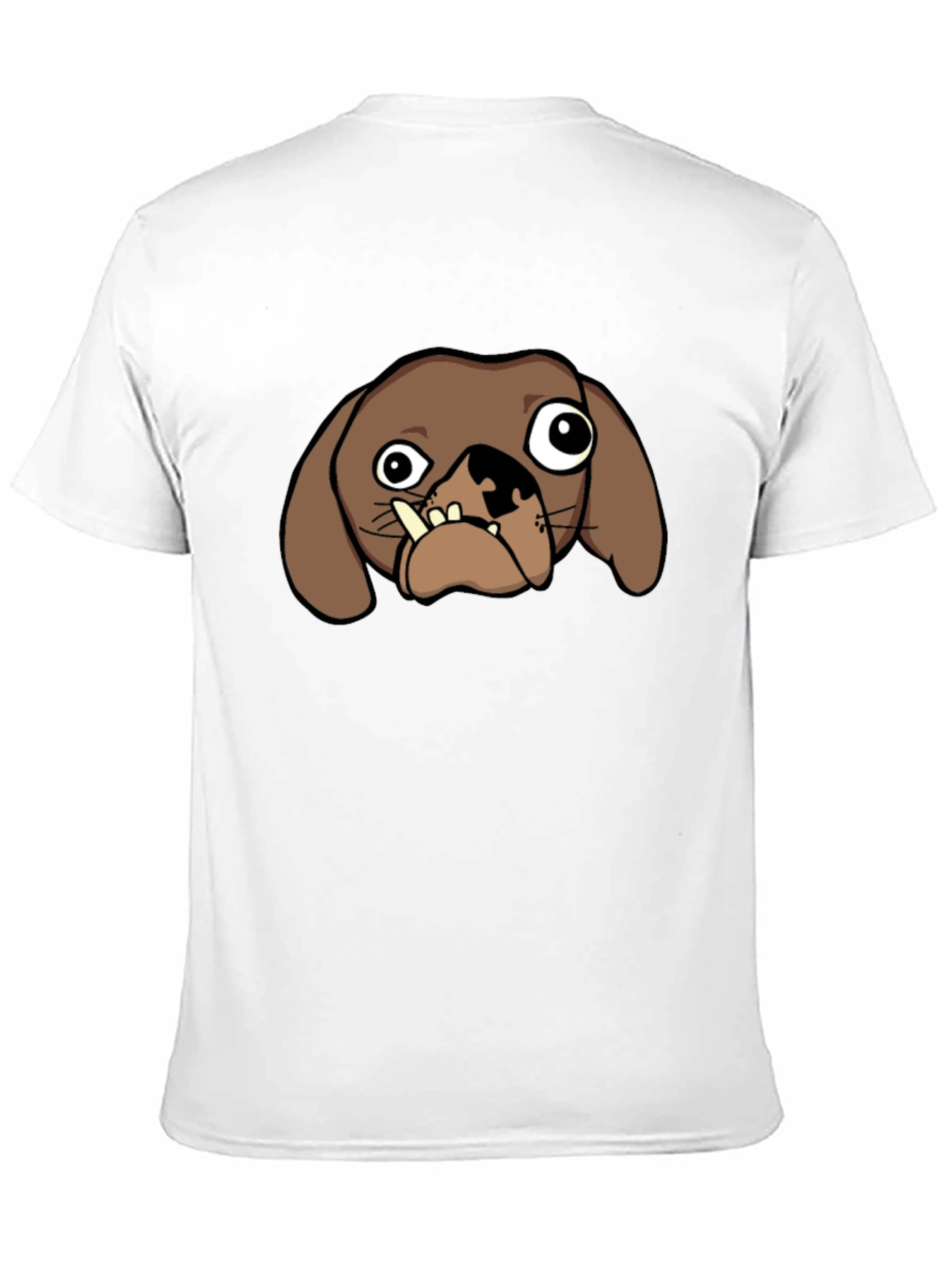 Black Funny Dog Graphic Tee - Black view 11