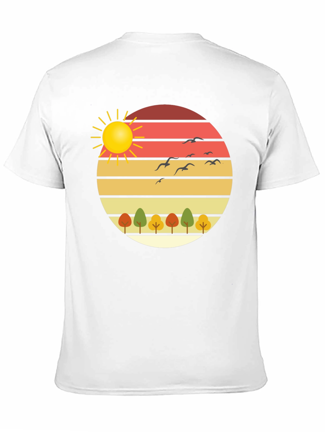 Black Nature Sunset Graphic Tee - Stylish Comfort view 11
