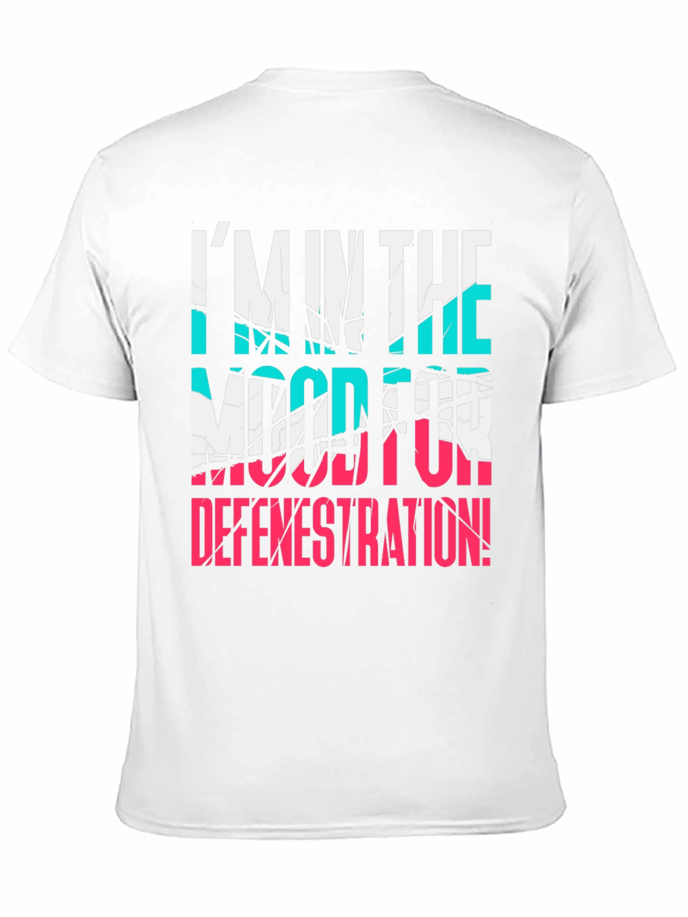 Black Defenestration Humor Tee view 11