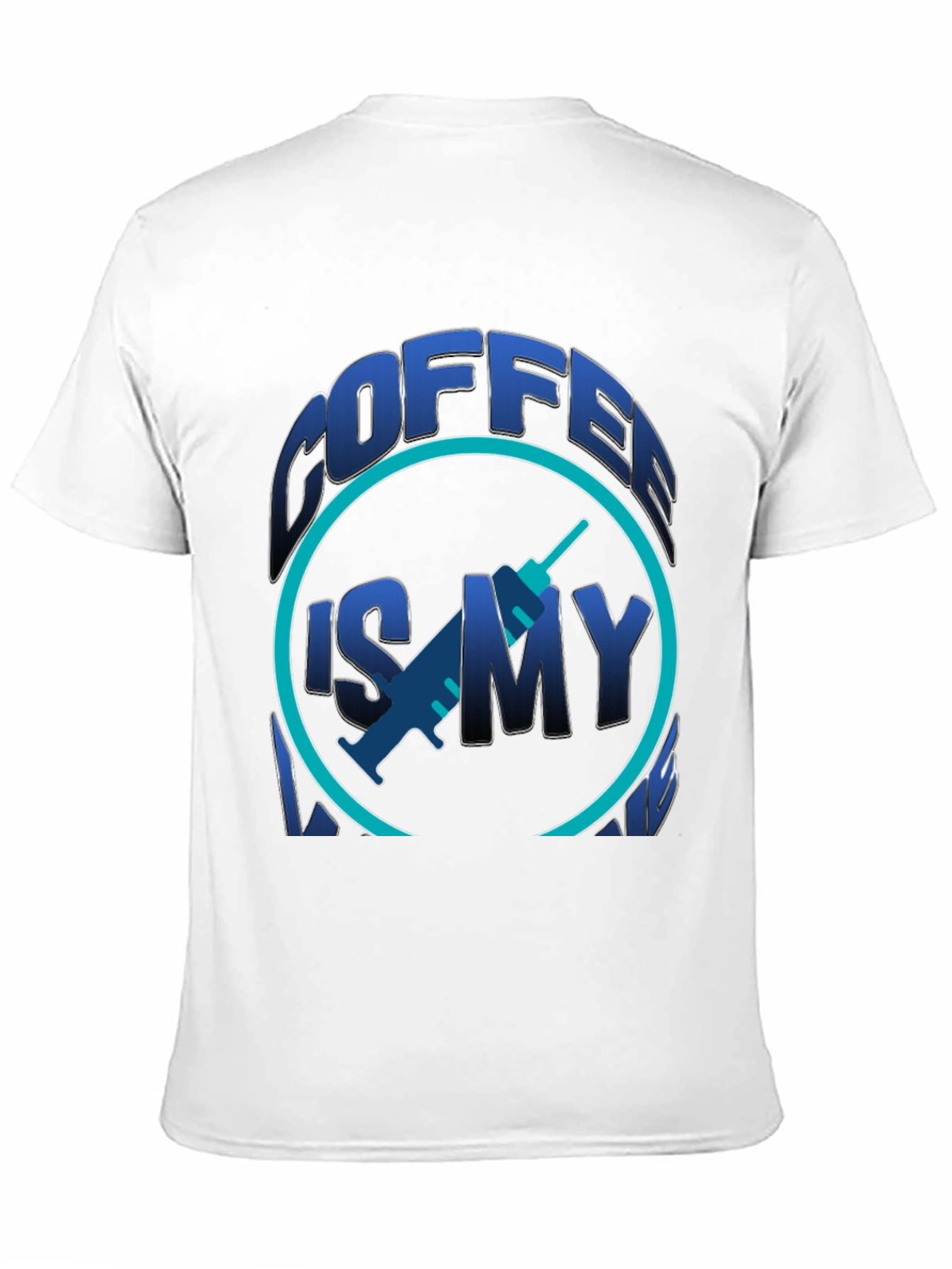 Black Coffee is My Vaccine Black Graphic Tee view 11