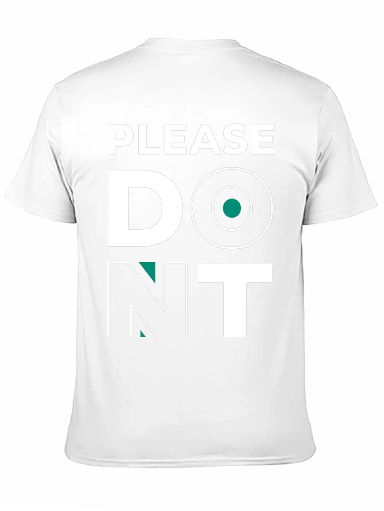 Black Please Don't T-Shirt - Funny Graphic Tee view 11
