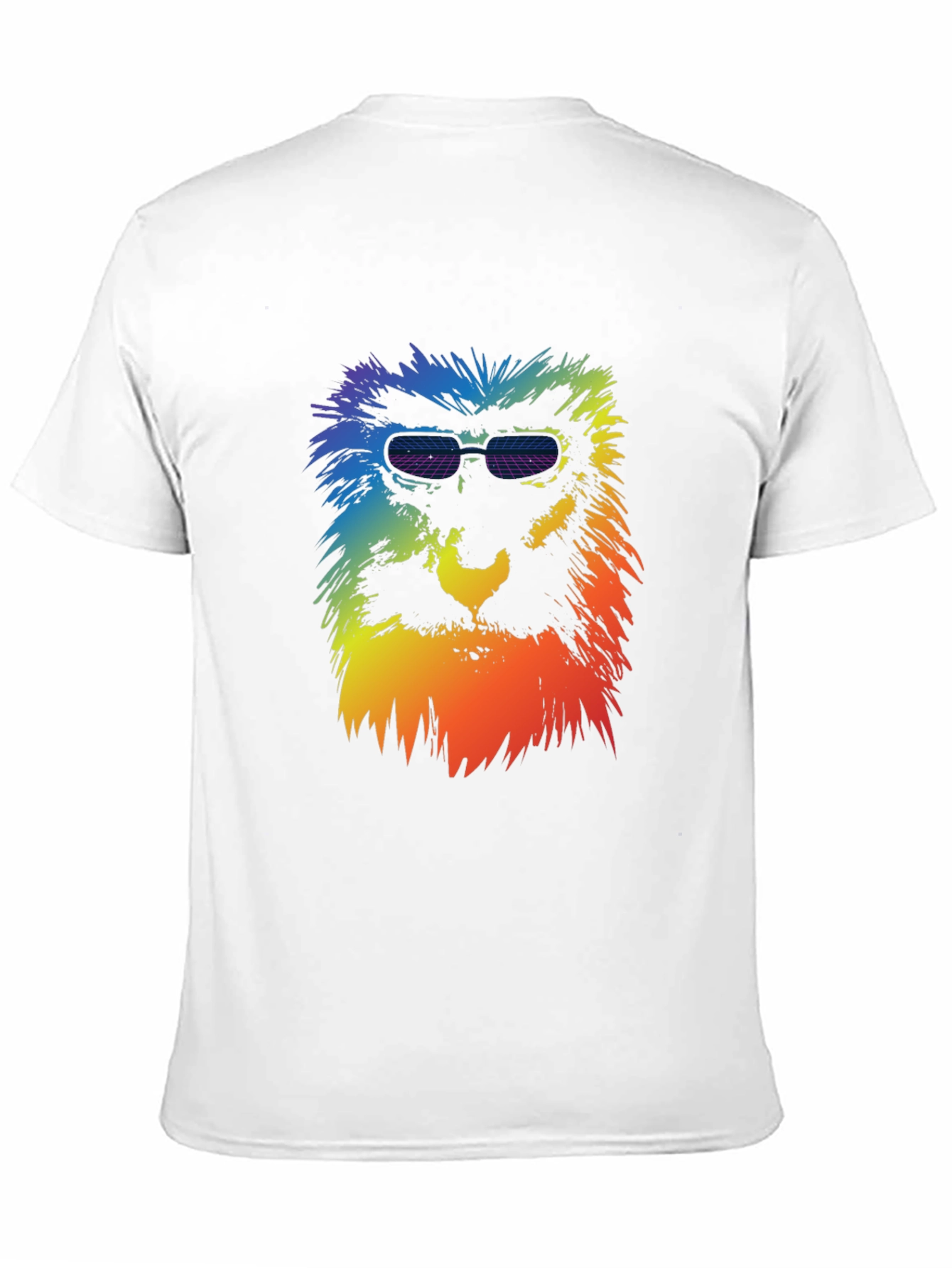 Black Retro Rainbow Ape Graphic Tee view 11