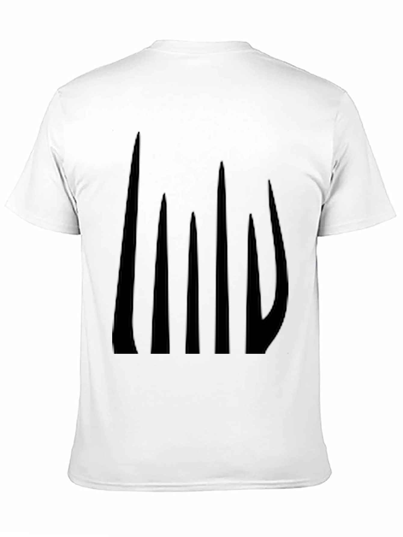 Black Abstract Black Graphic Tee - Men's Casual Style view 11