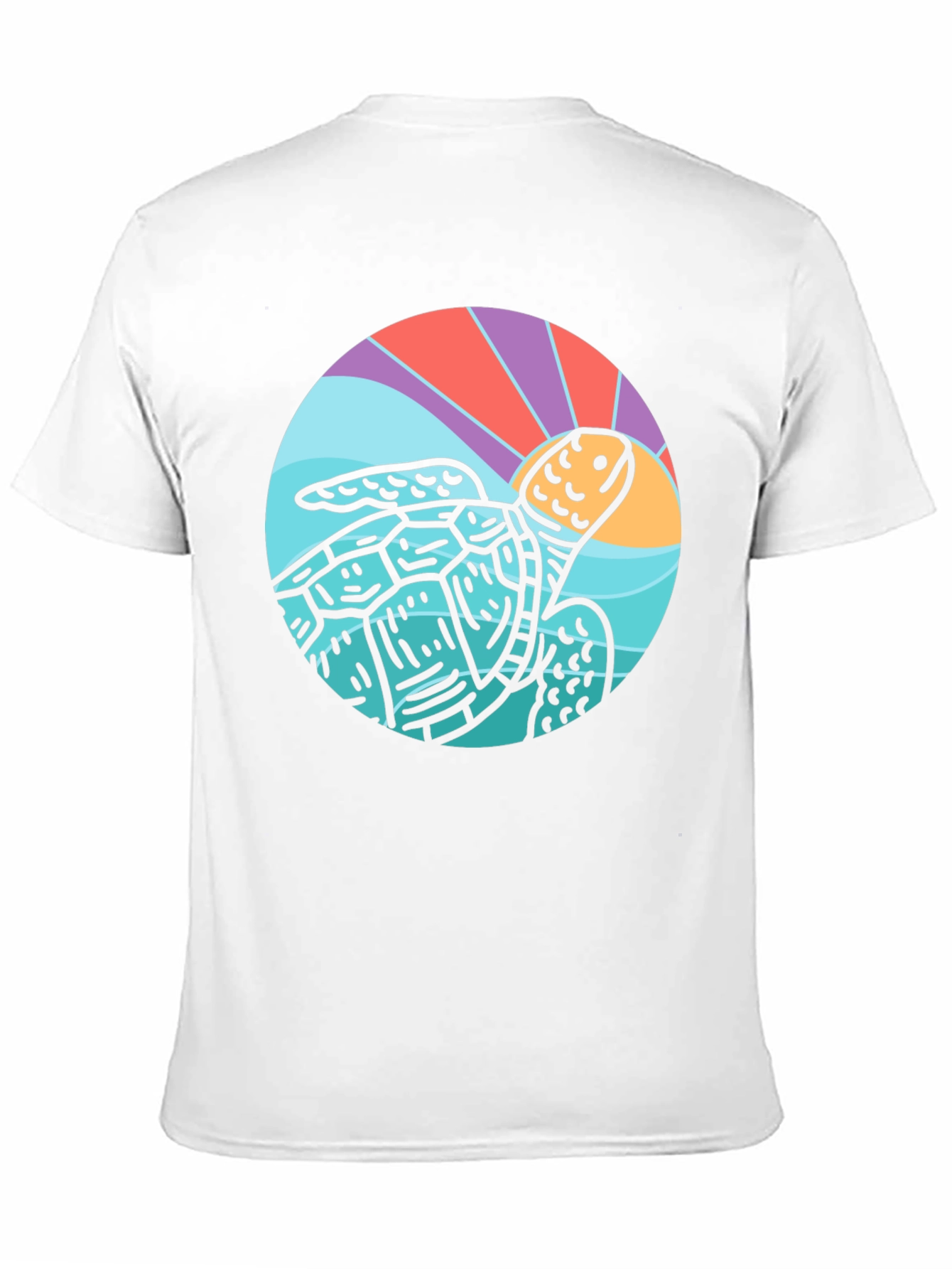 Black Turtle Graphic Black T-Shirt view 11